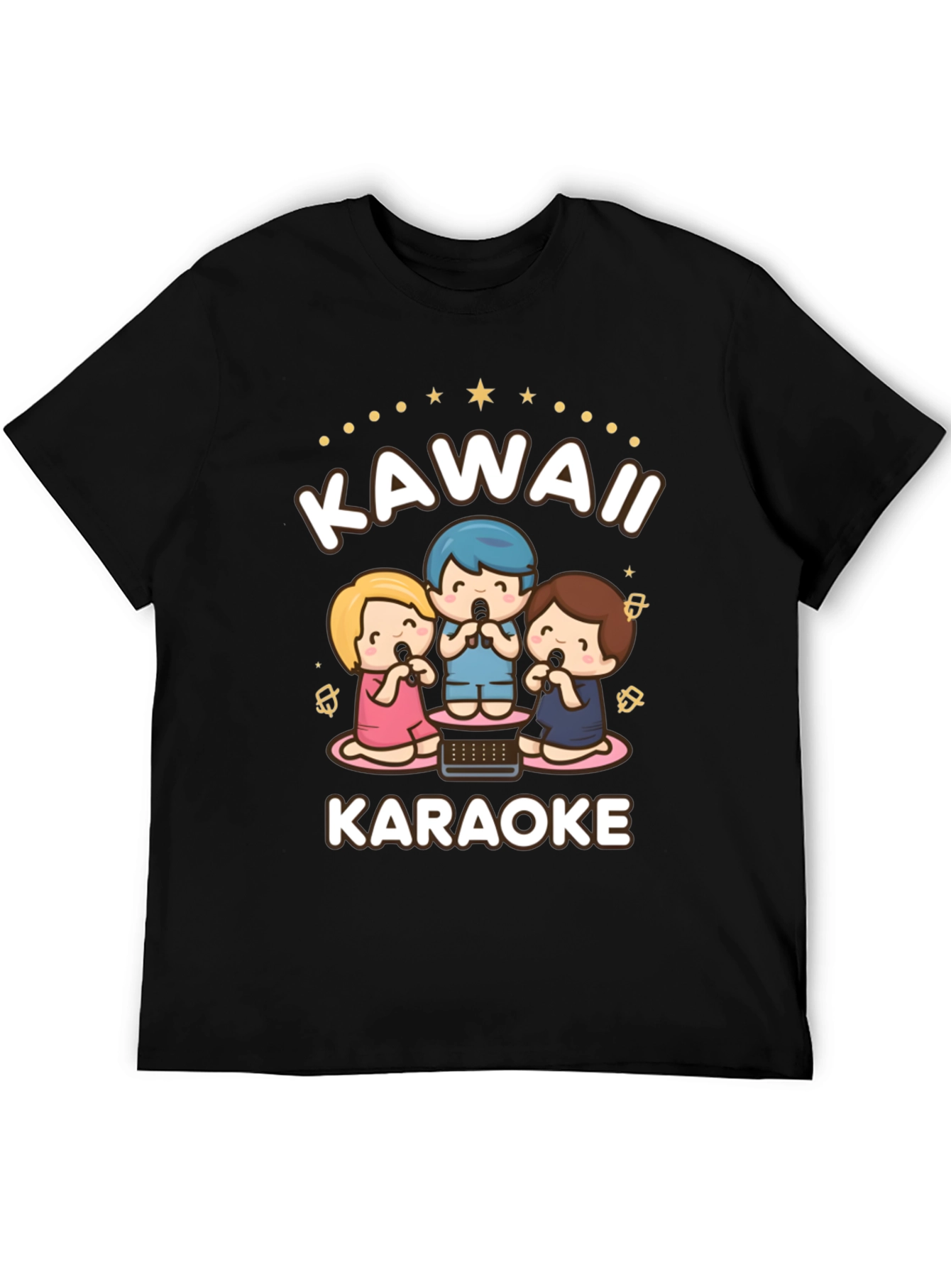 Kawaii Karaoke T-Shirt - Cute Cartoon Style