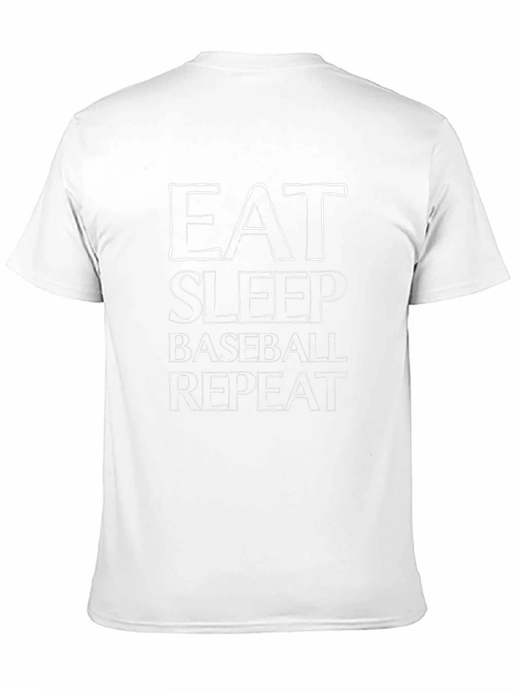 Eat Sleep Baseball Repeat Graphic Tee