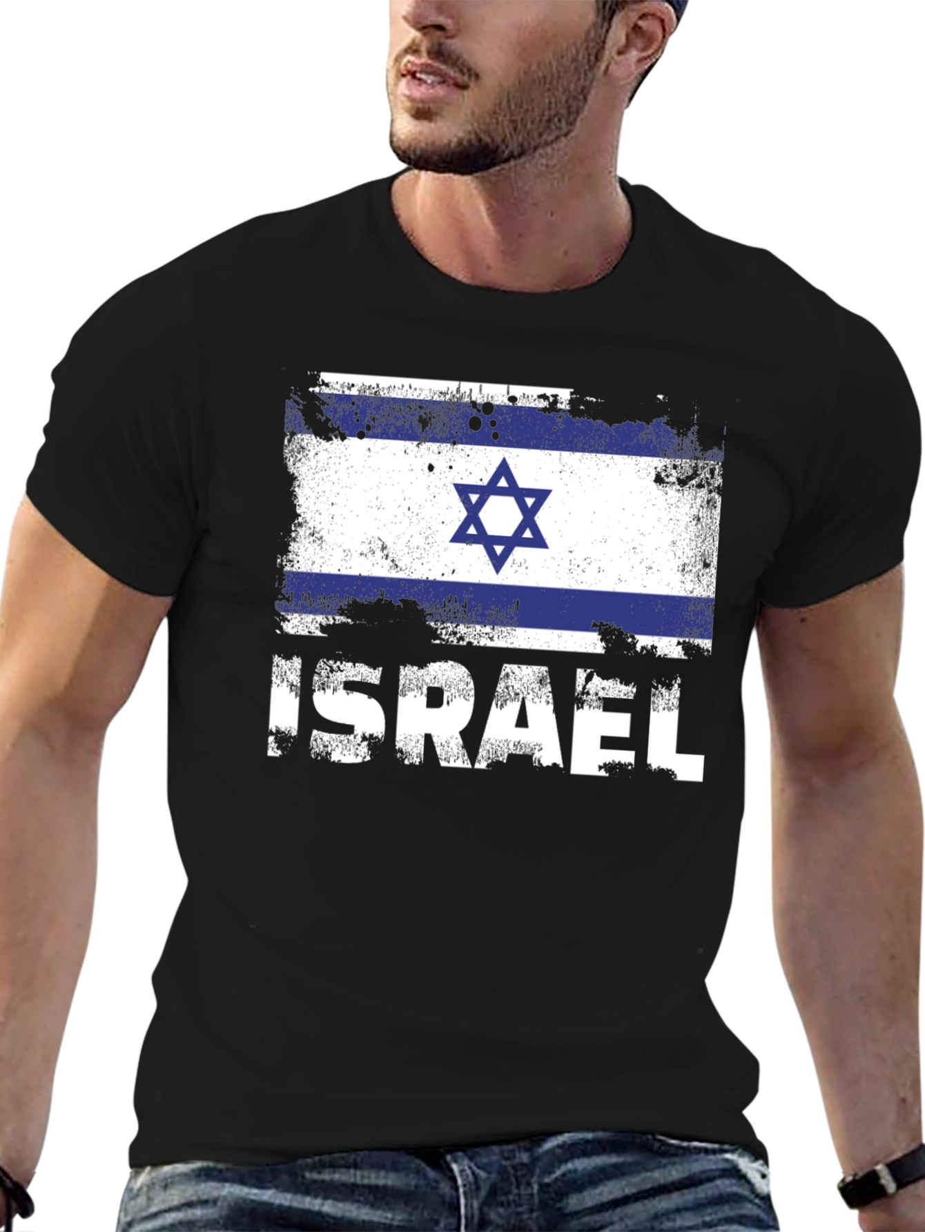 Israel Flag T-Shirt - Patriotic Design