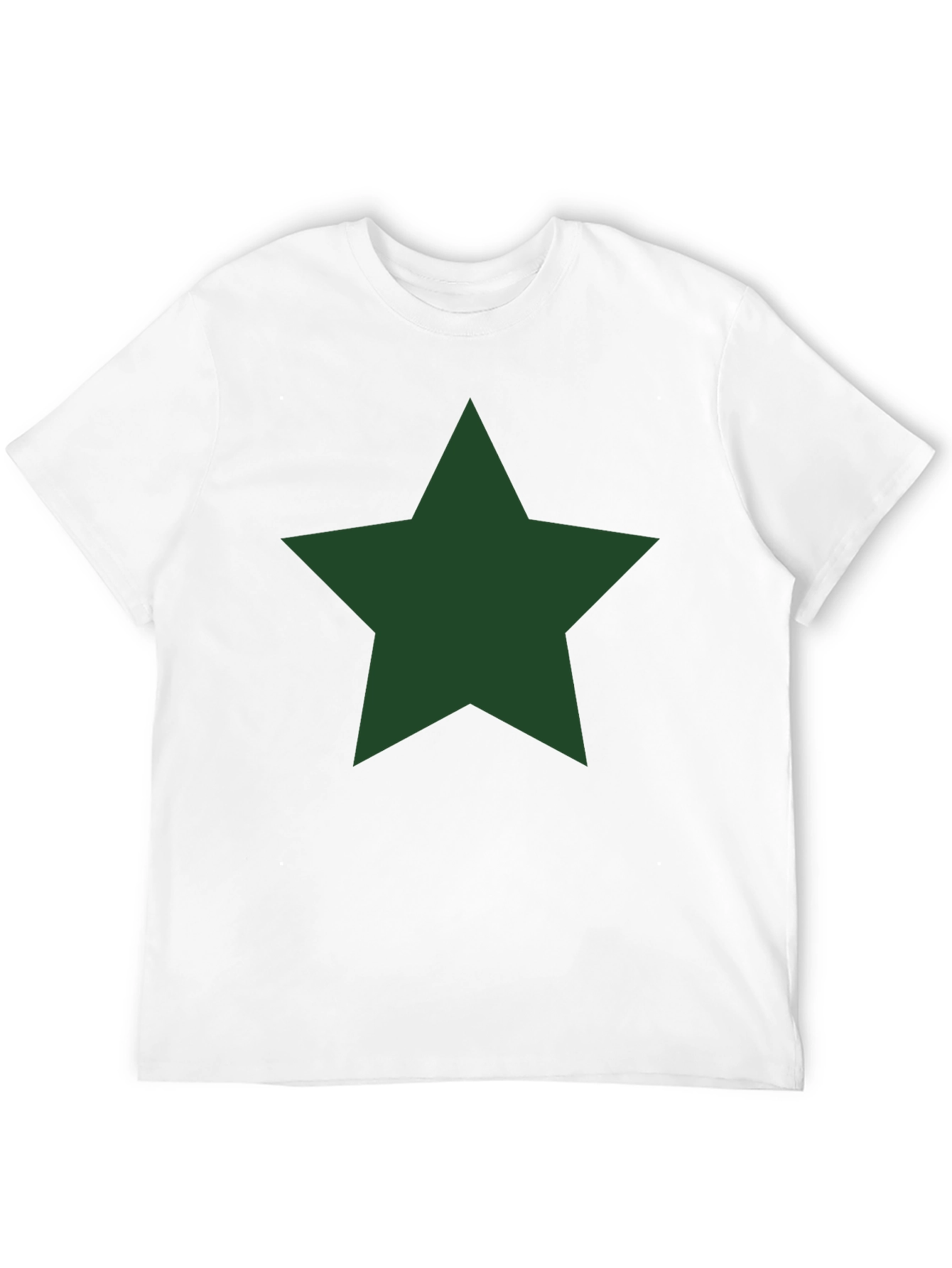 Star Graphic Tee - Classic Crew Neck Black T-Shirt