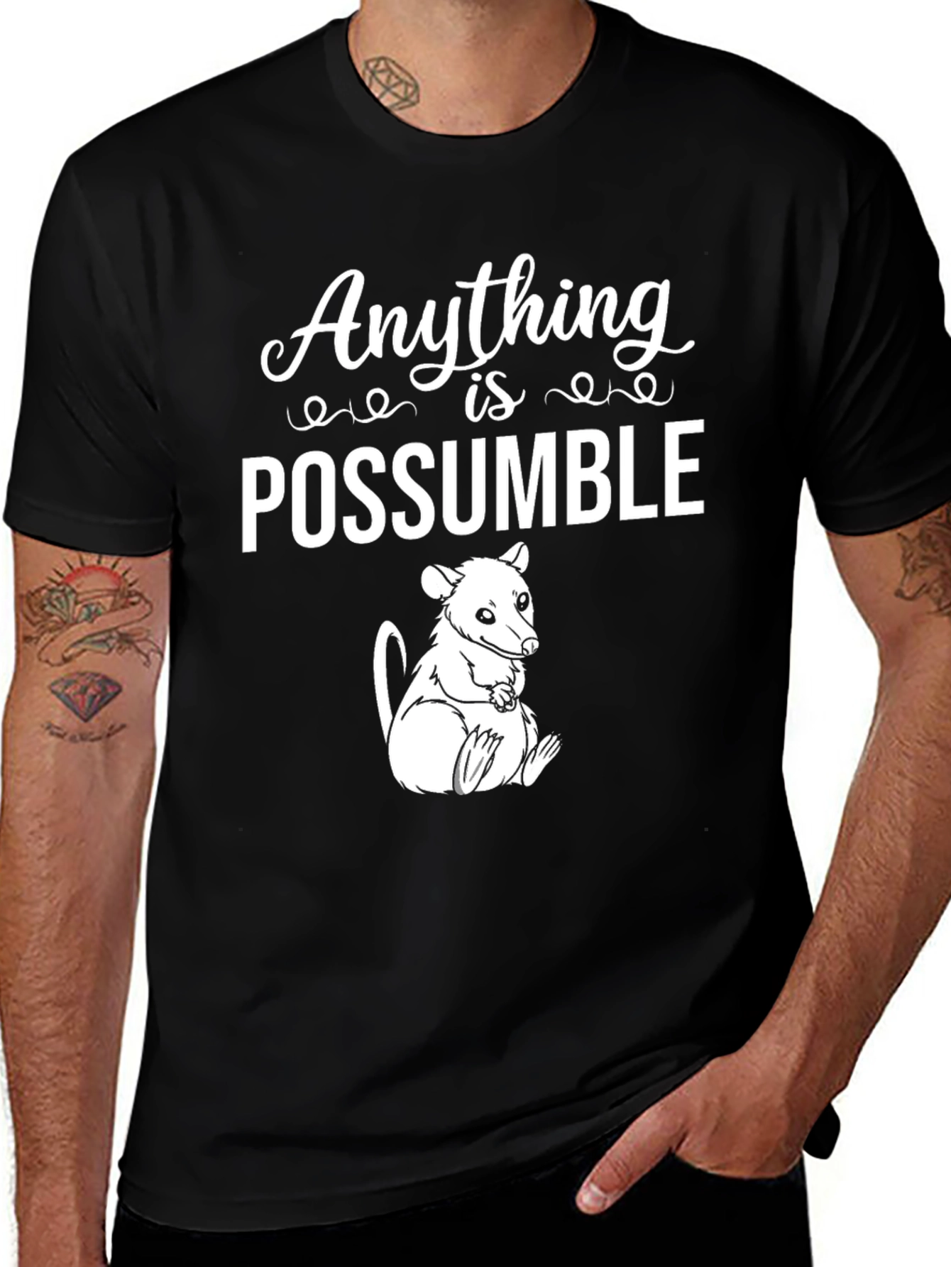Anything is Possumble Graphic Tee