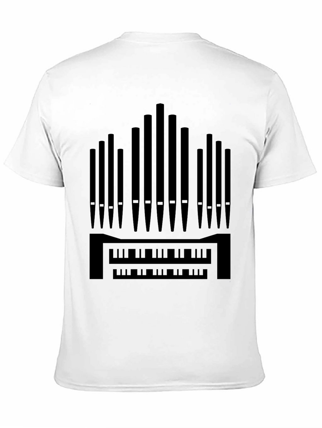 Organ T-Shirt - Black Musical Instrument Tee