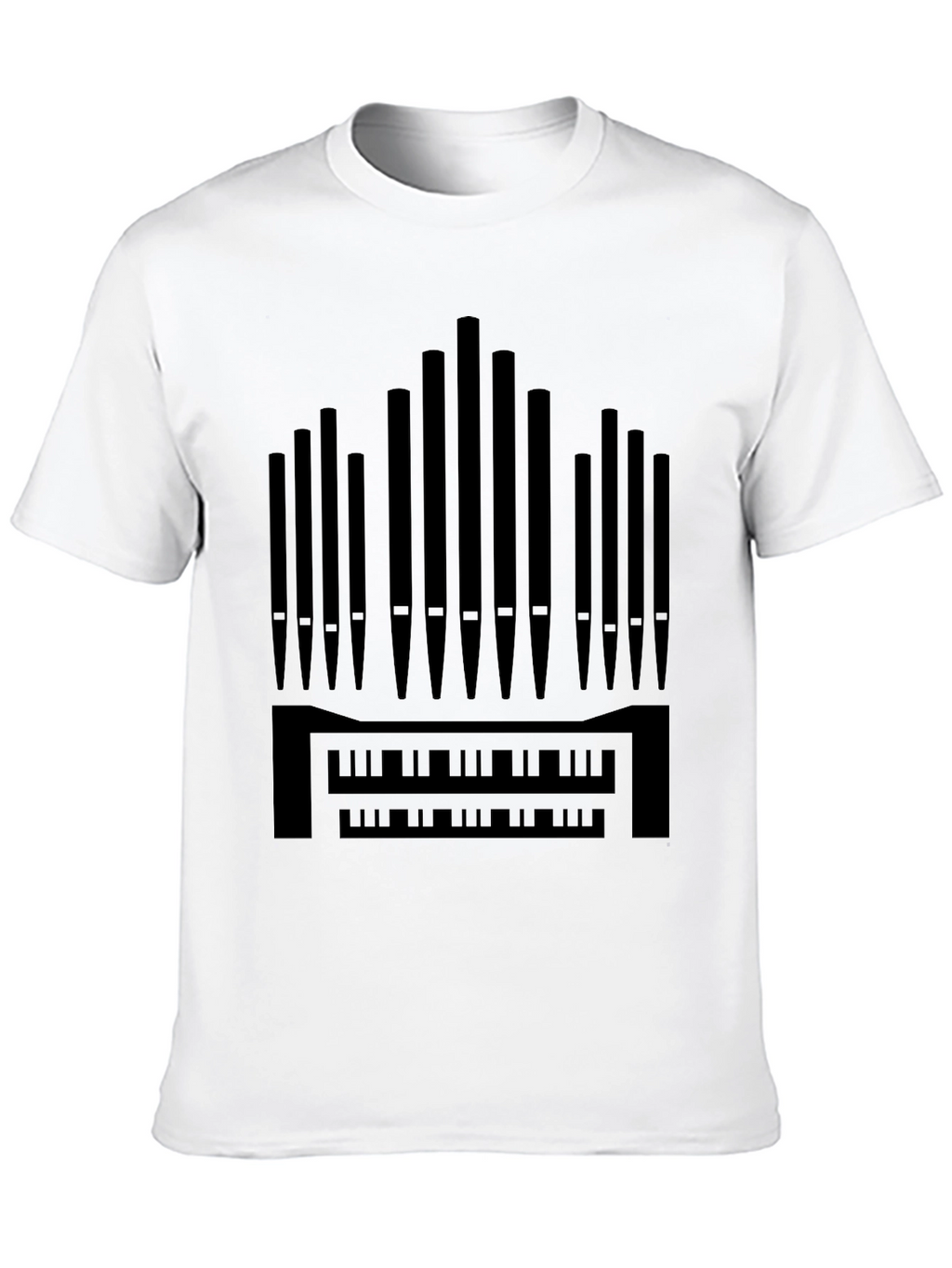 Organ T-Shirt - Black Musical Instrument Tee