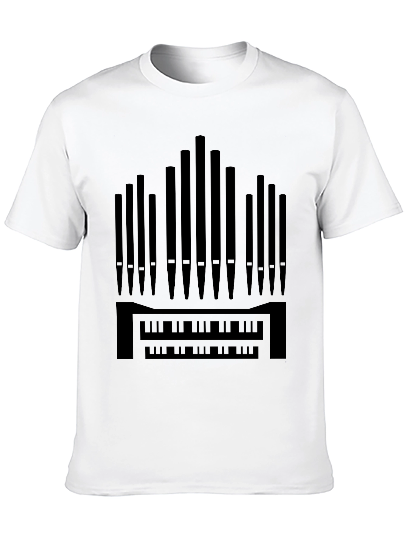 Organ T-Shirt - Black Musical Instrument Tee