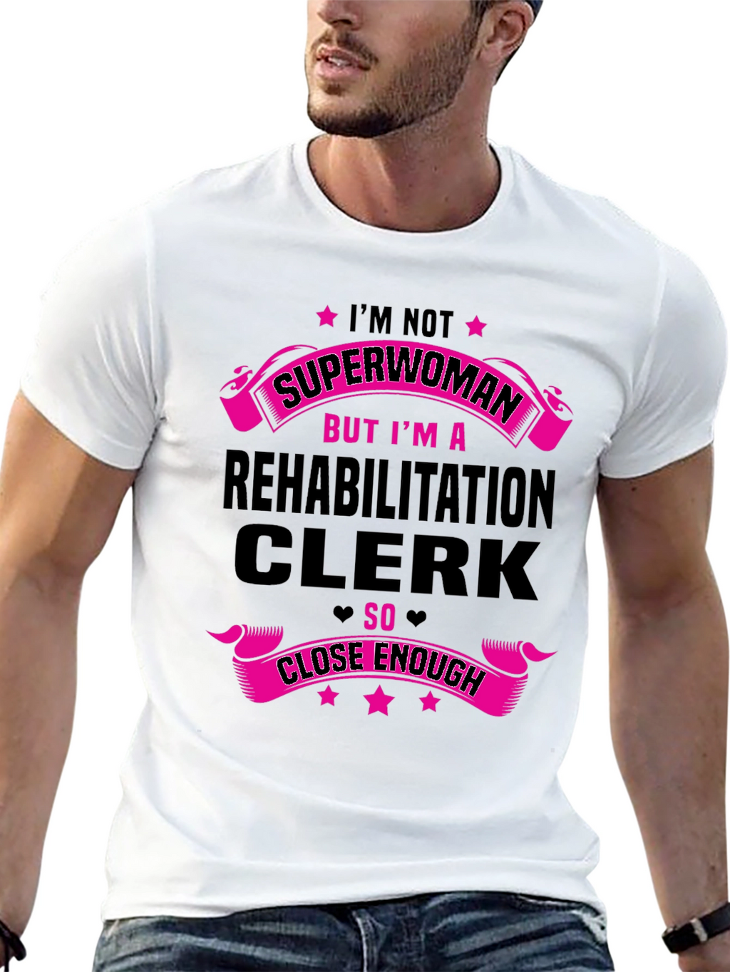 Rehabilitation Clerk Superwoman T-Shirt