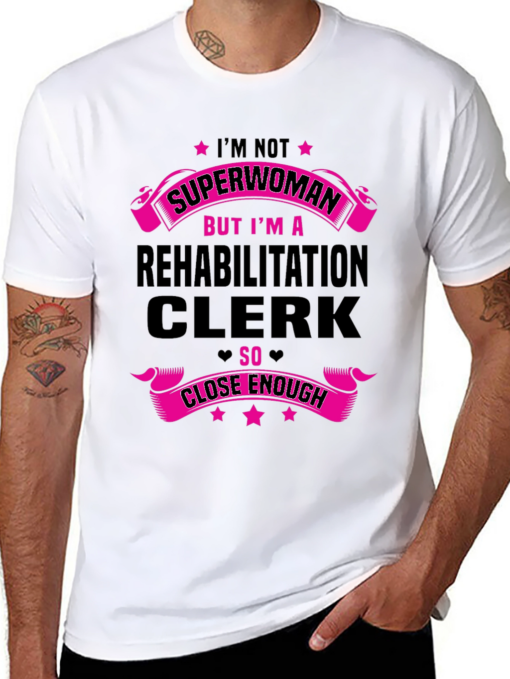 Rehabilitation Clerk Superwoman T-Shirt