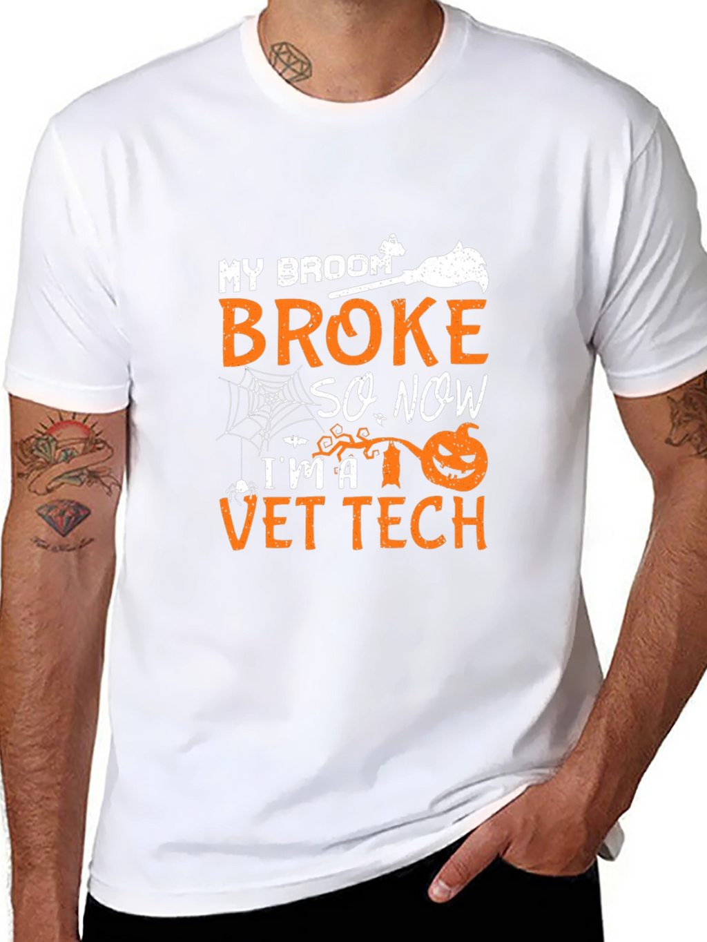 Funny Vet Tech Halloween T-Shirt