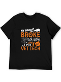 Funny Vet Tech Halloween T-Shirt