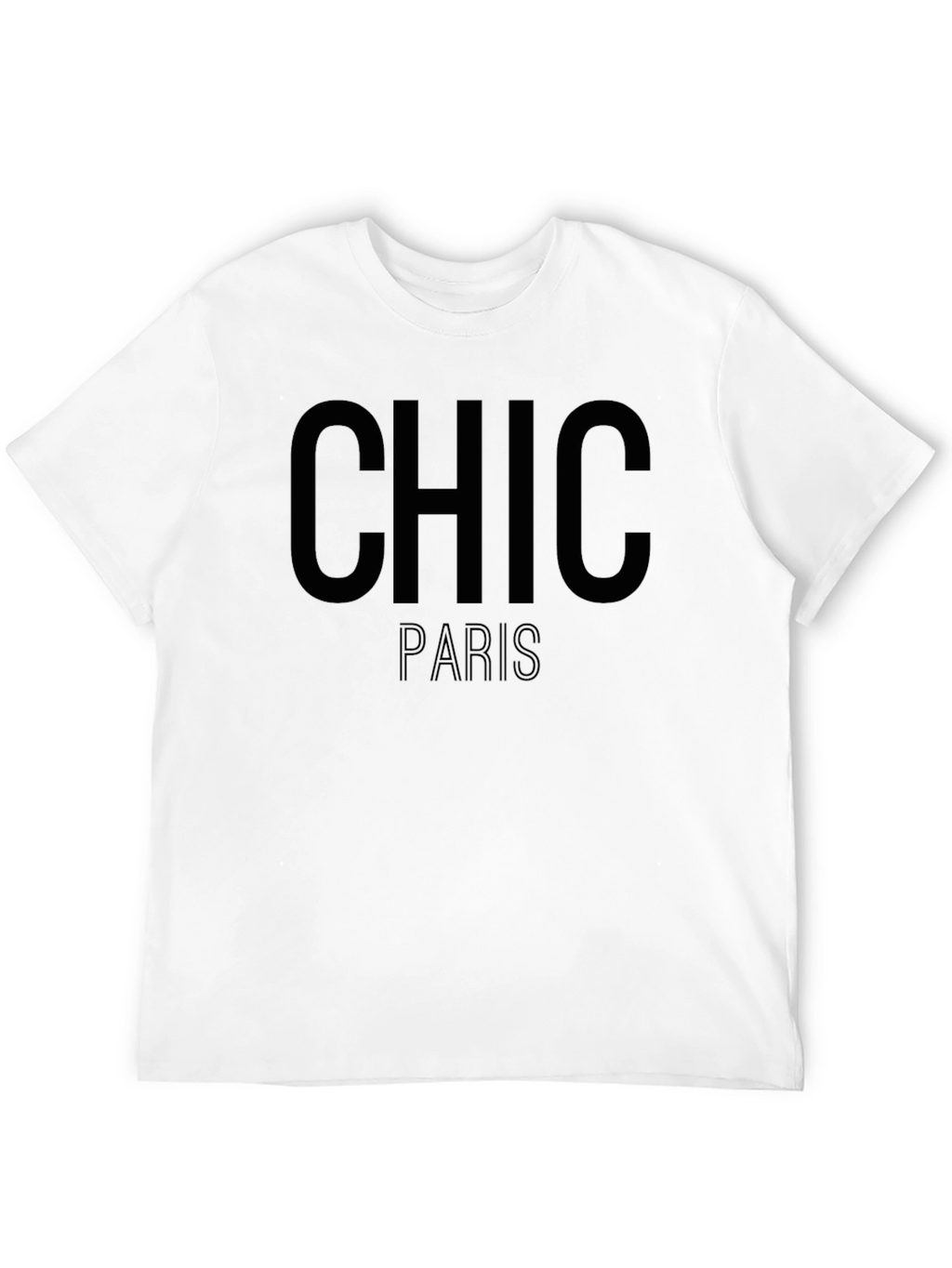 Chic Paris Black Graphic Tee