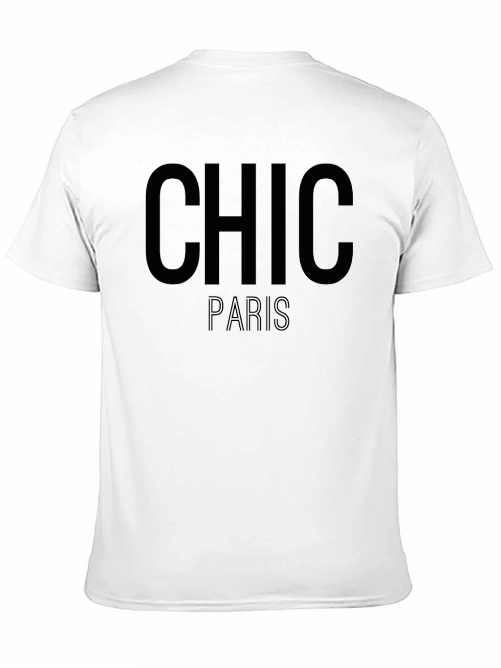 Chic Paris Black Graphic Tee