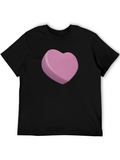 Heart Candy Graphic Black T-Shirt