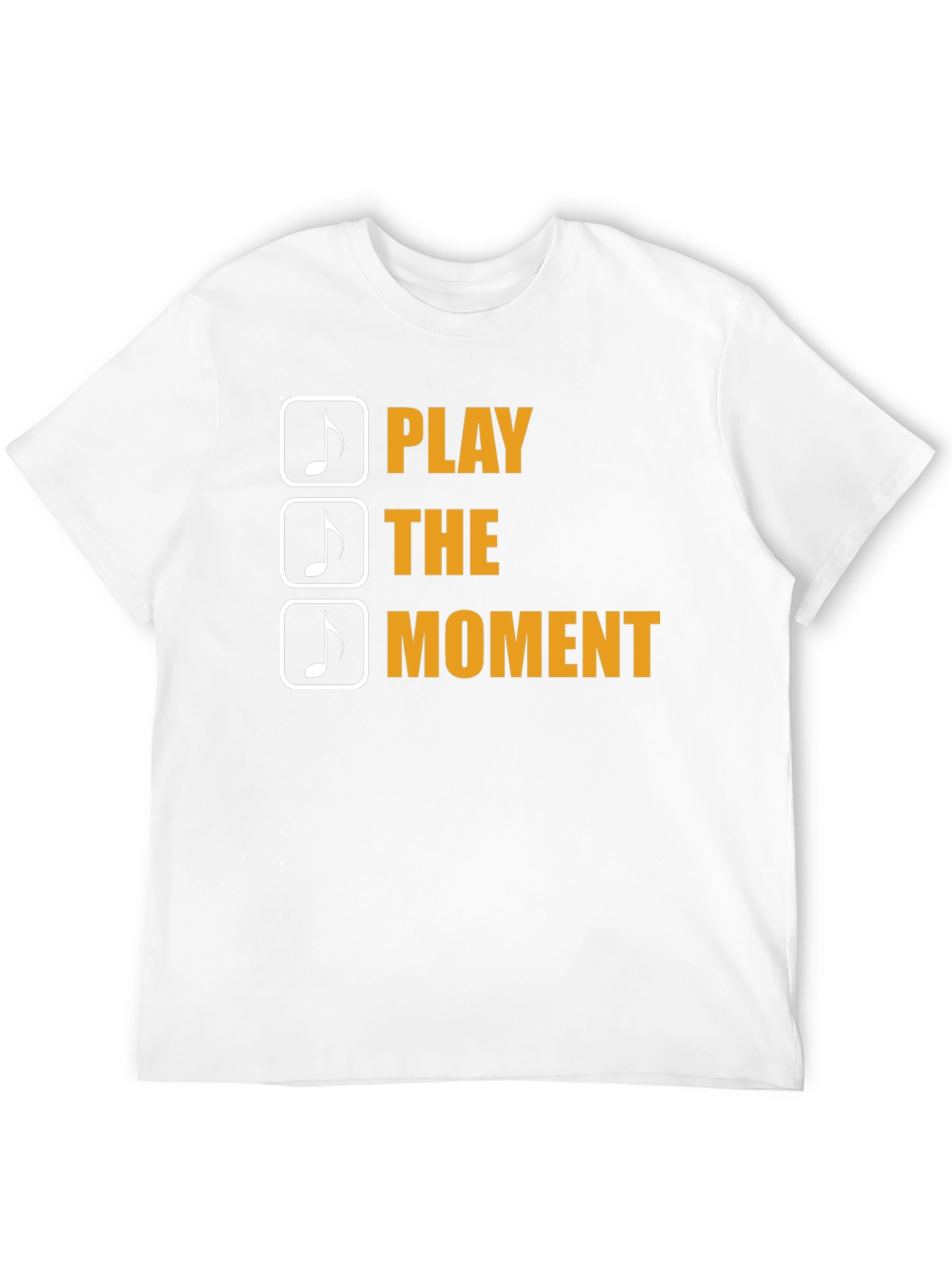 Play the Moment Graphic Tee - Black Cotton T-Shirt