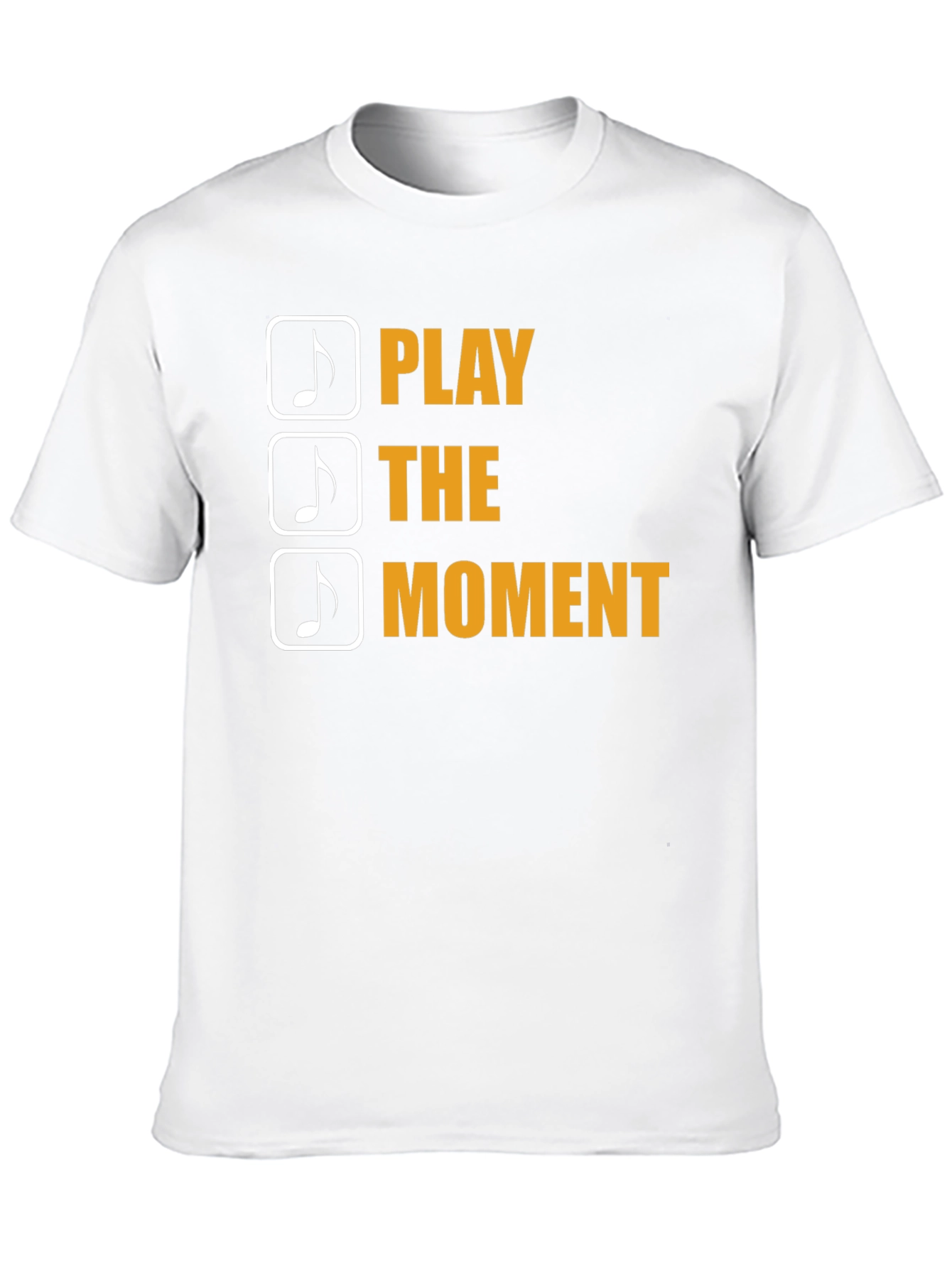 Play the Moment Graphic Tee - Black Cotton T-Shirt
