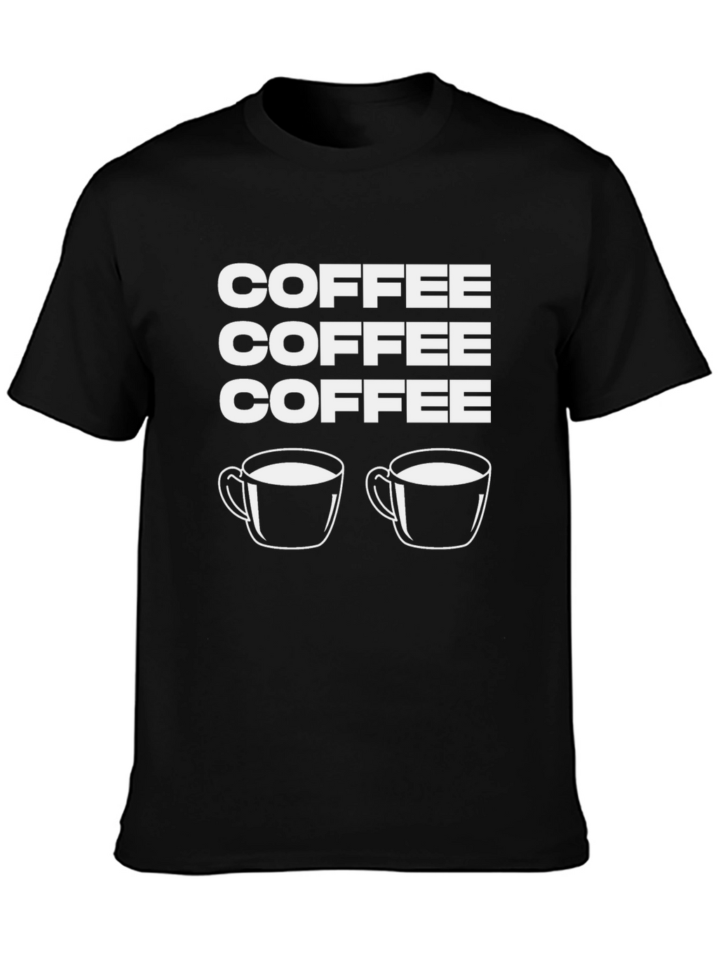 Coffee Lover T-Shirt - Black Graphic Print