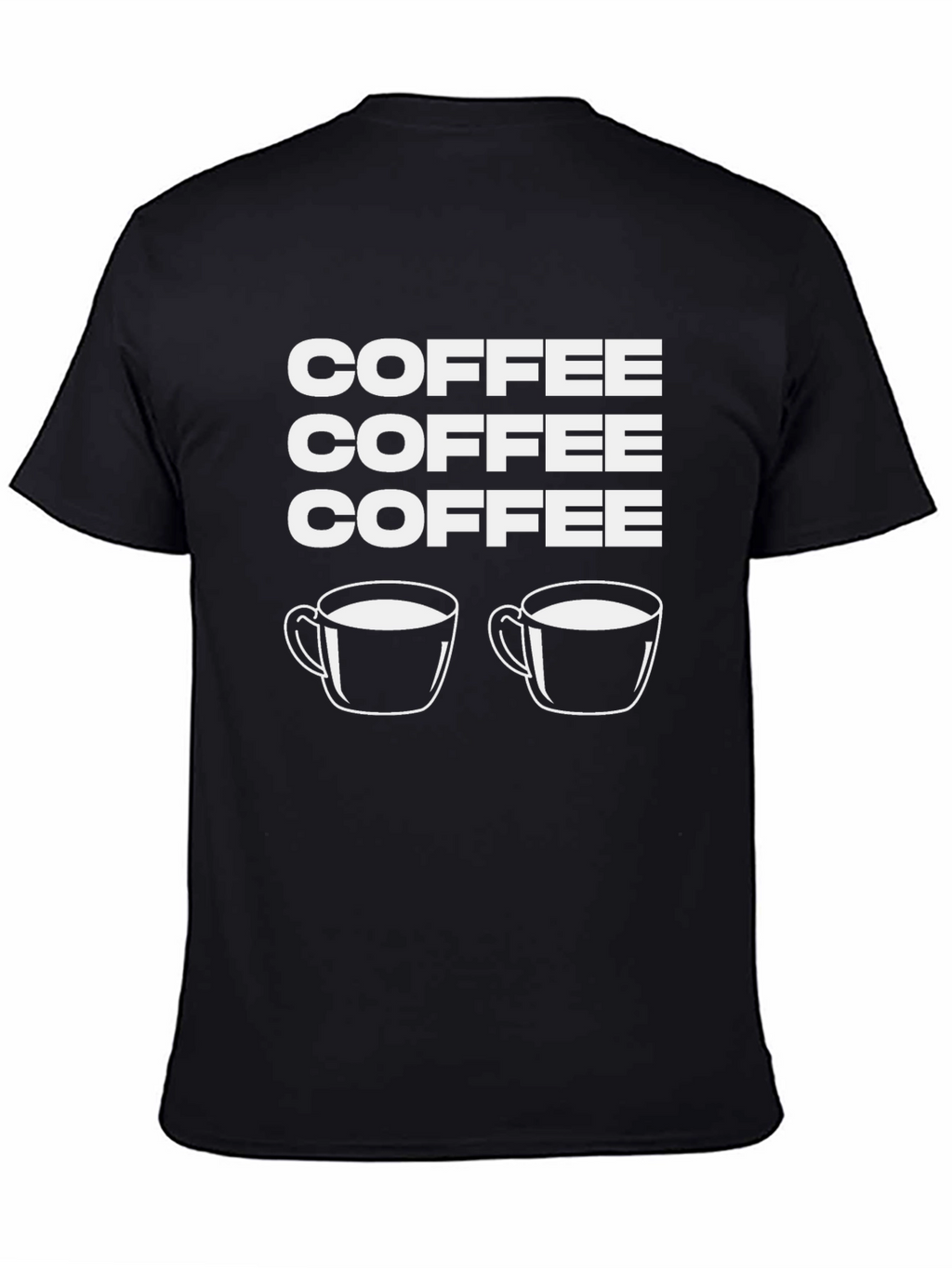 Coffee Lover T-Shirt - Black Graphic Print