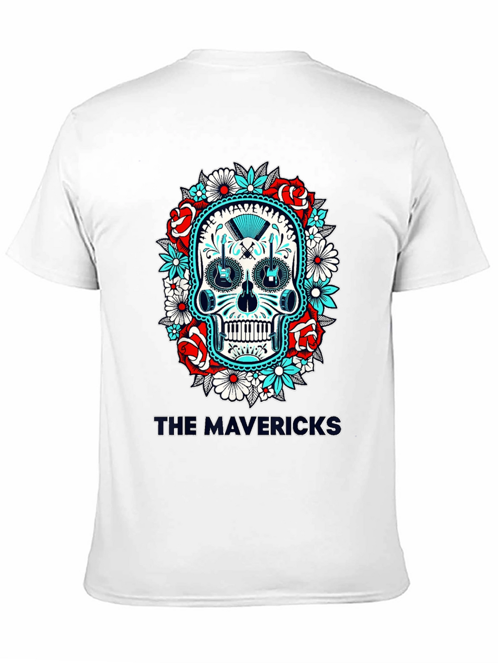 The Mavericks Skull T-Shirt - Band Graphic Tee