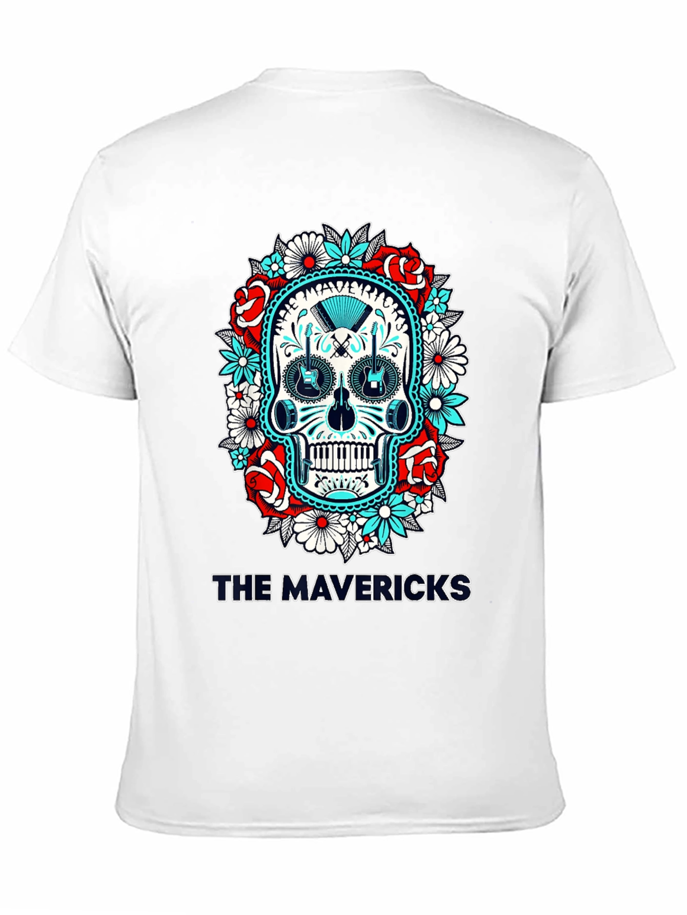 The Mavericks Skull T-Shirt - Band Graphic Tee