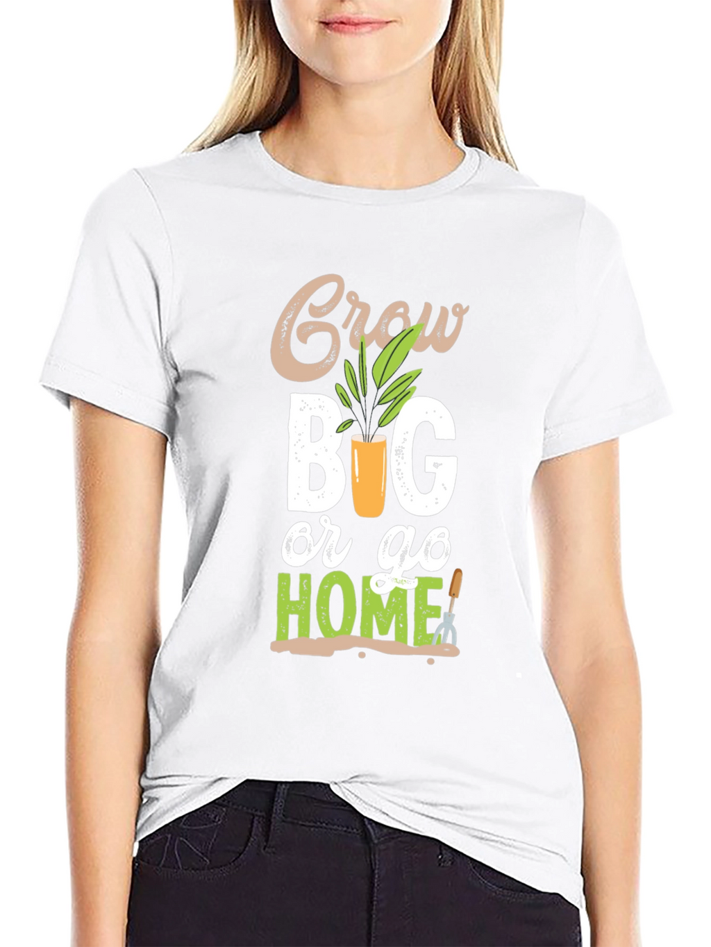 Grow Big or Go Home Gardening T-Shirt