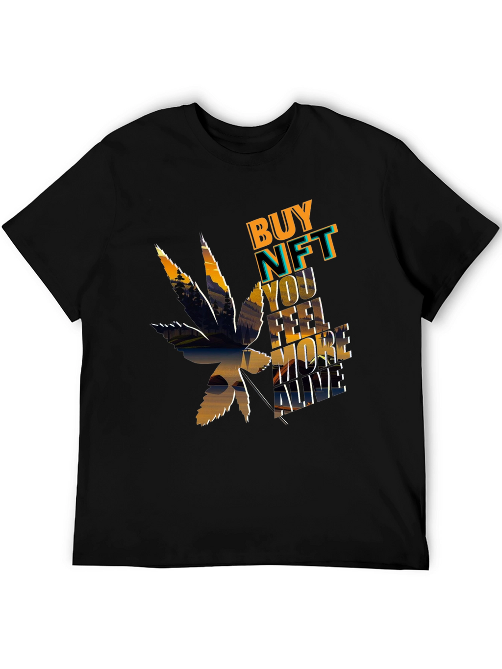 Buy NFT Feel More Alive Graphic Tee