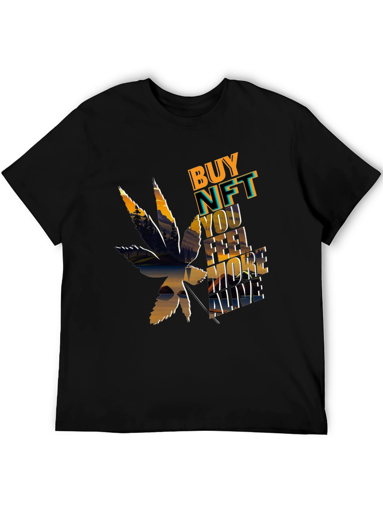 Buy NFT Feel More Alive Graphic Tee