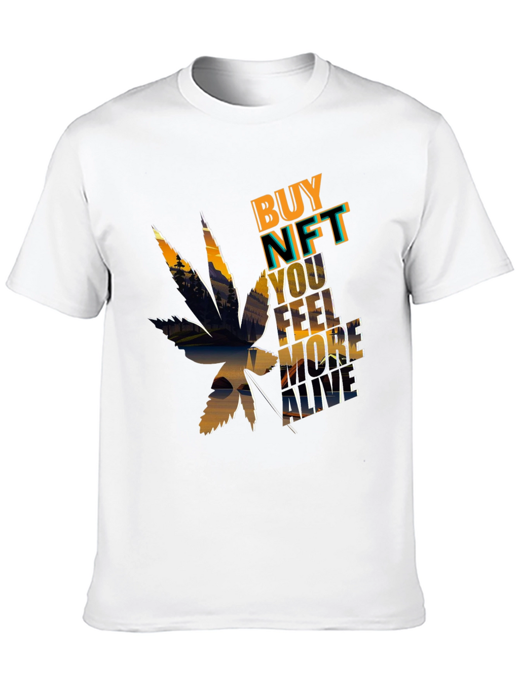 Buy NFT Feel More Alive Graphic Tee
