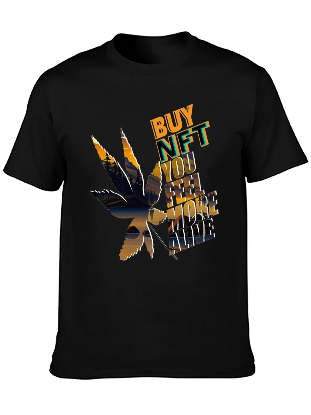 Buy NFT Feel More Alive Graphic Tee