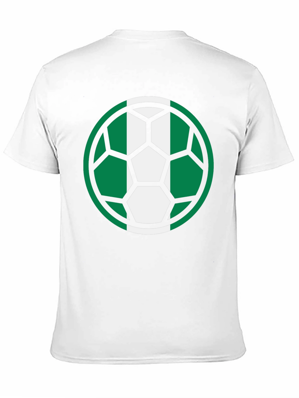 Nigeria Soccer Ball T-Shirt - Black
