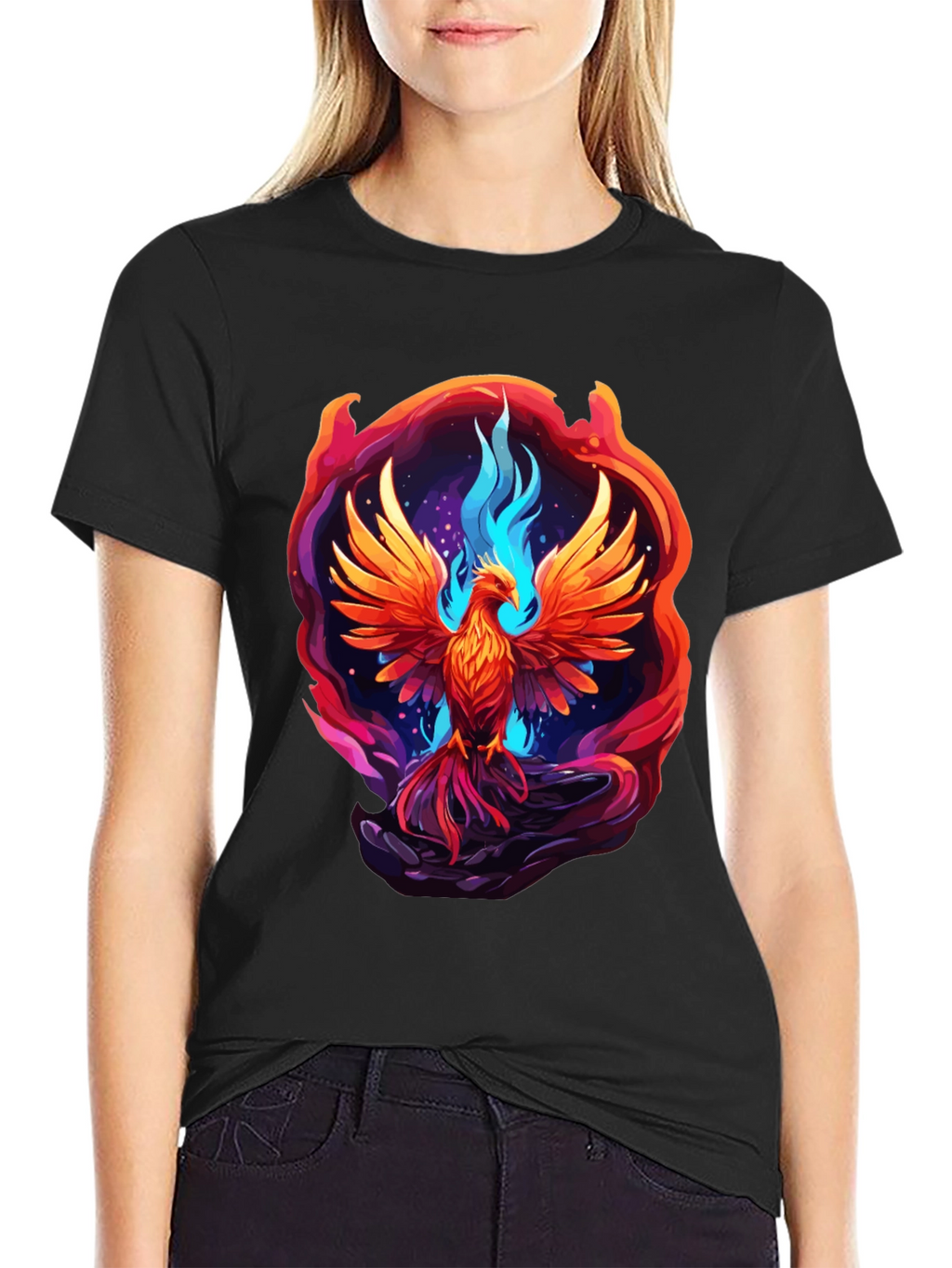 Phoenix Rising Graphic T-Shirt - Bold & Unique Design