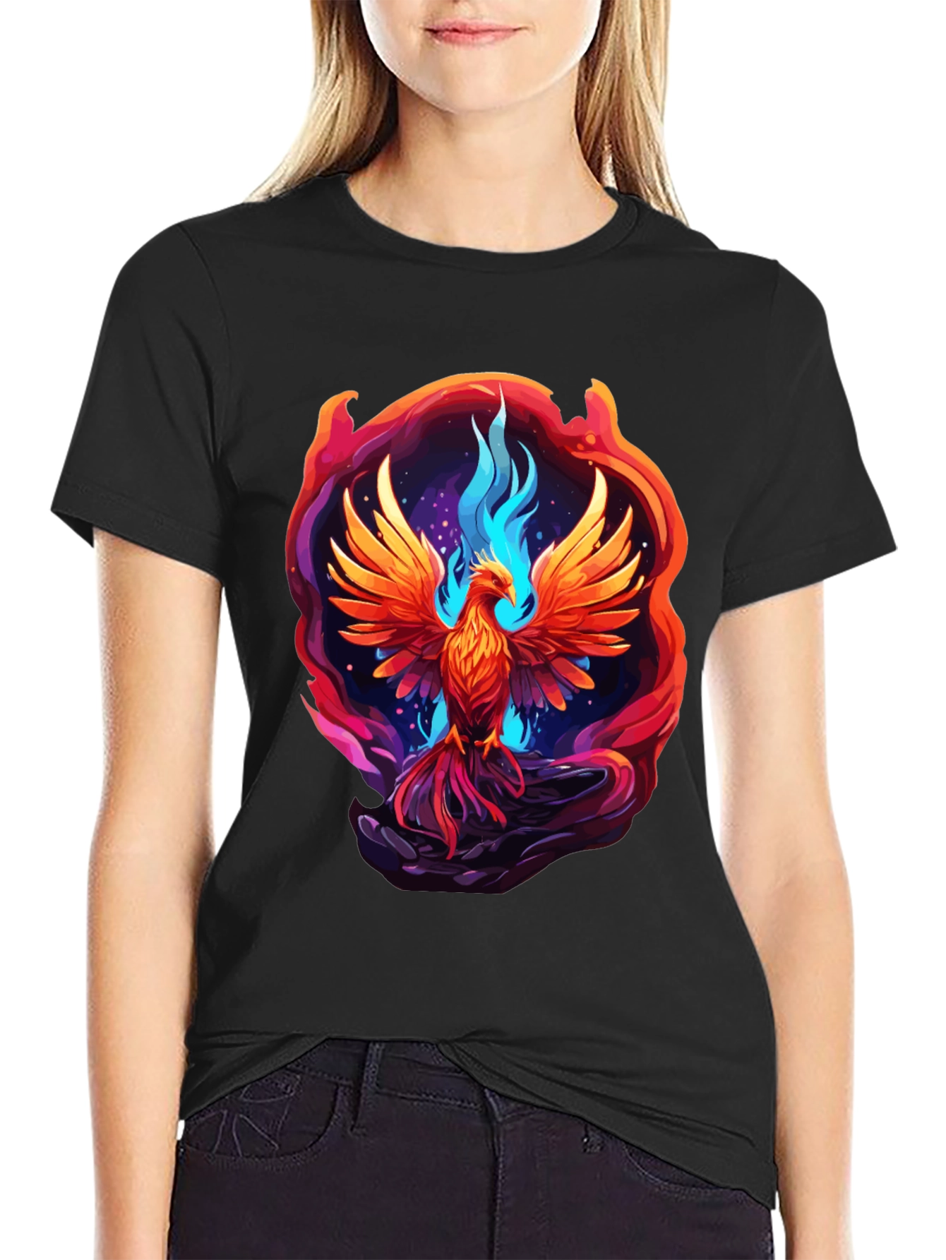 Phoenix Rising Graphic T-Shirt - Bold & Unique Design