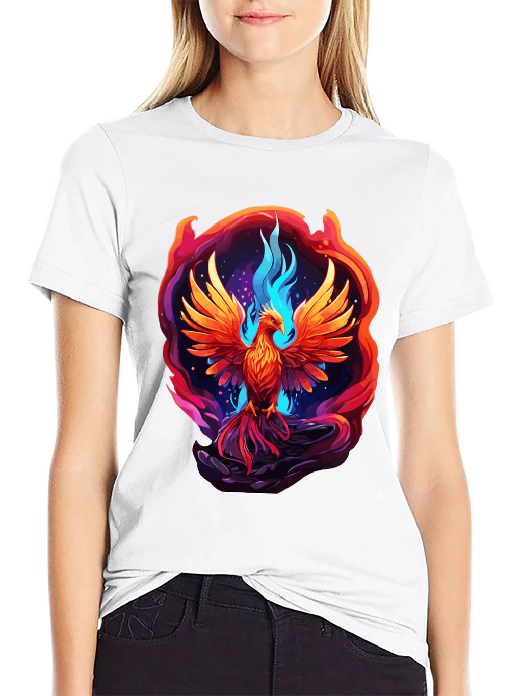 Phoenix Rising Graphic T-Shirt - Bold & Unique Design
