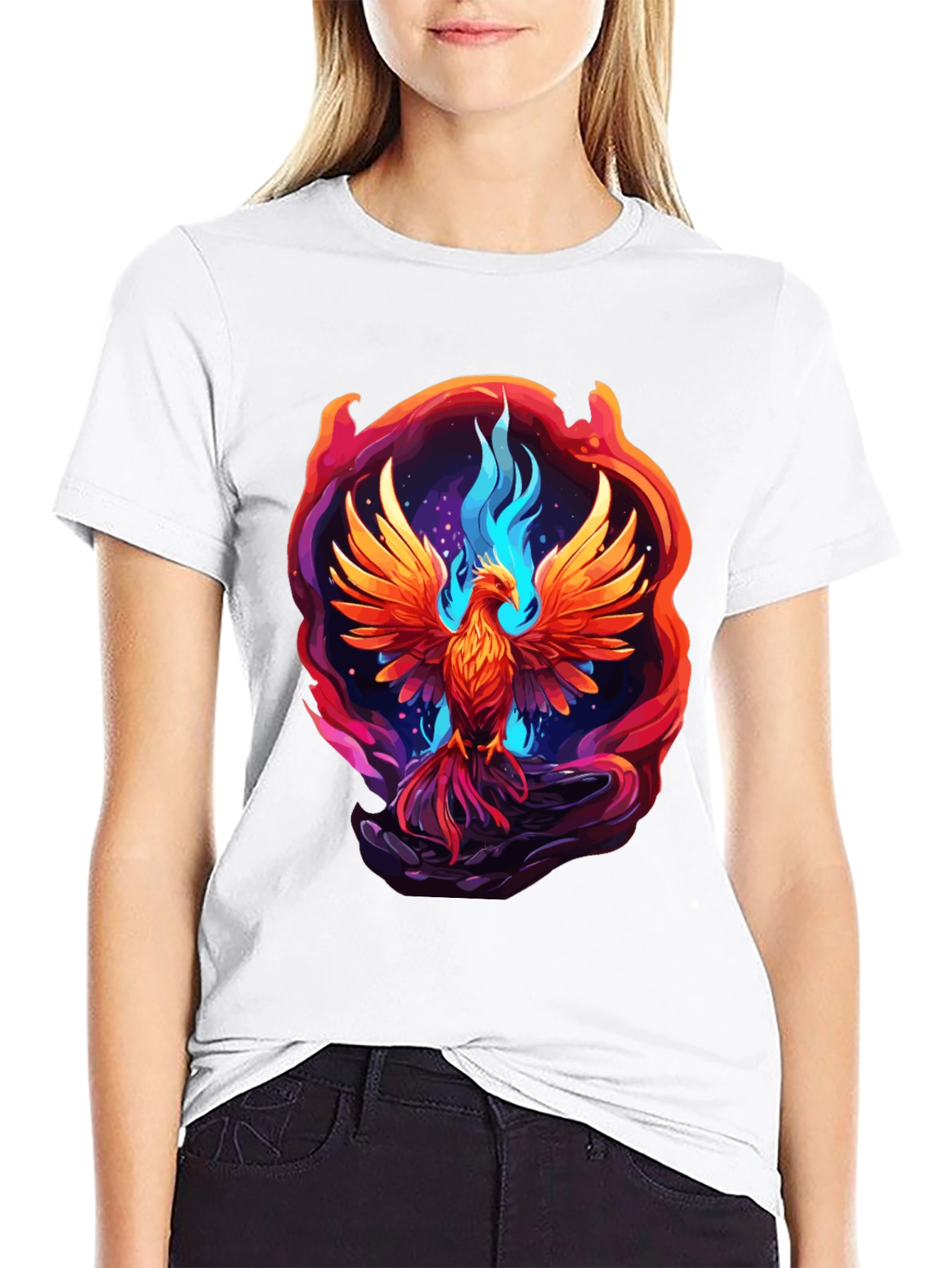 Phoenix Rising Graphic T-Shirt - Bold & Unique Design