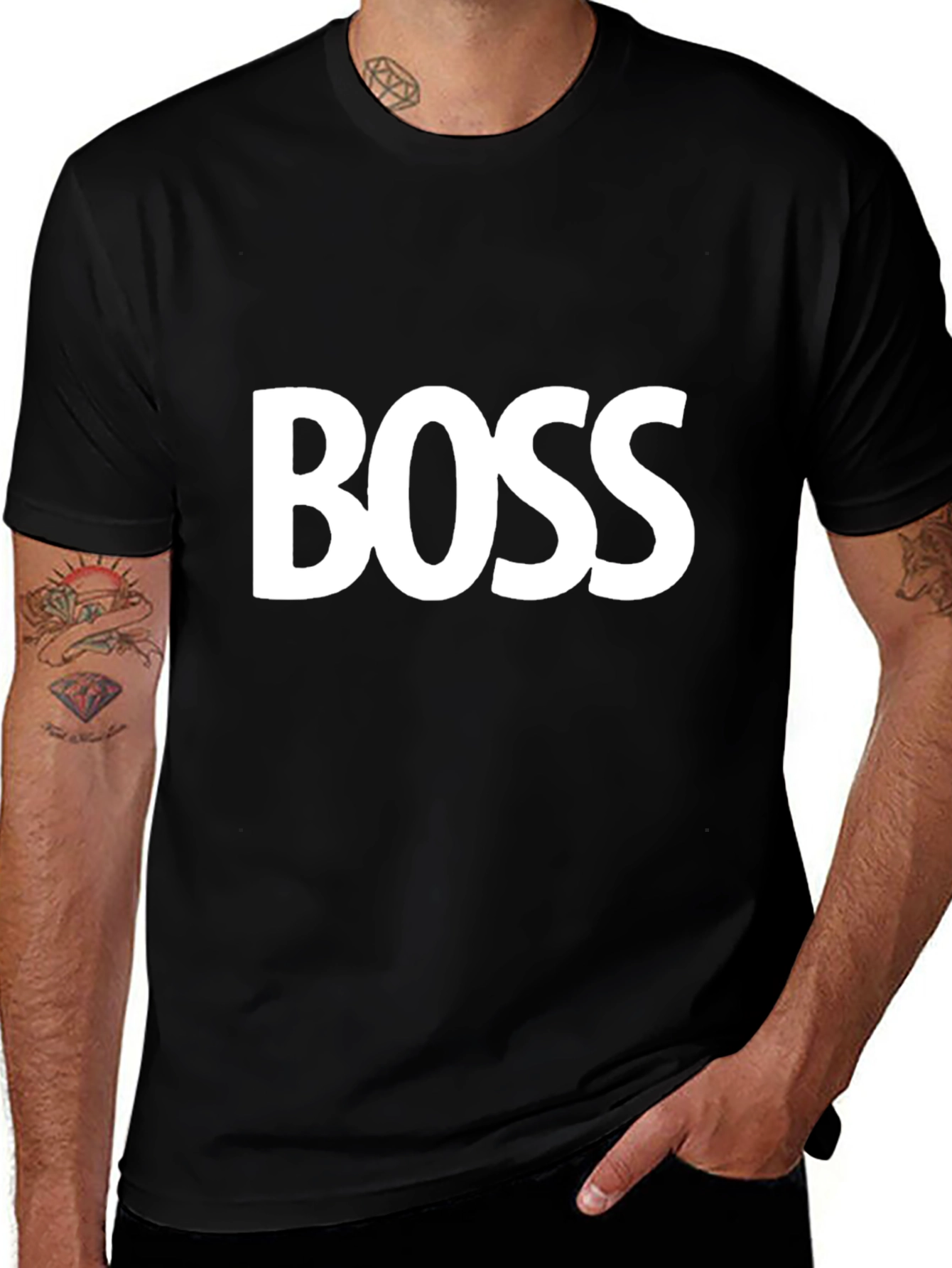 BOSS Graphic Tee - Bold Statement Shirt