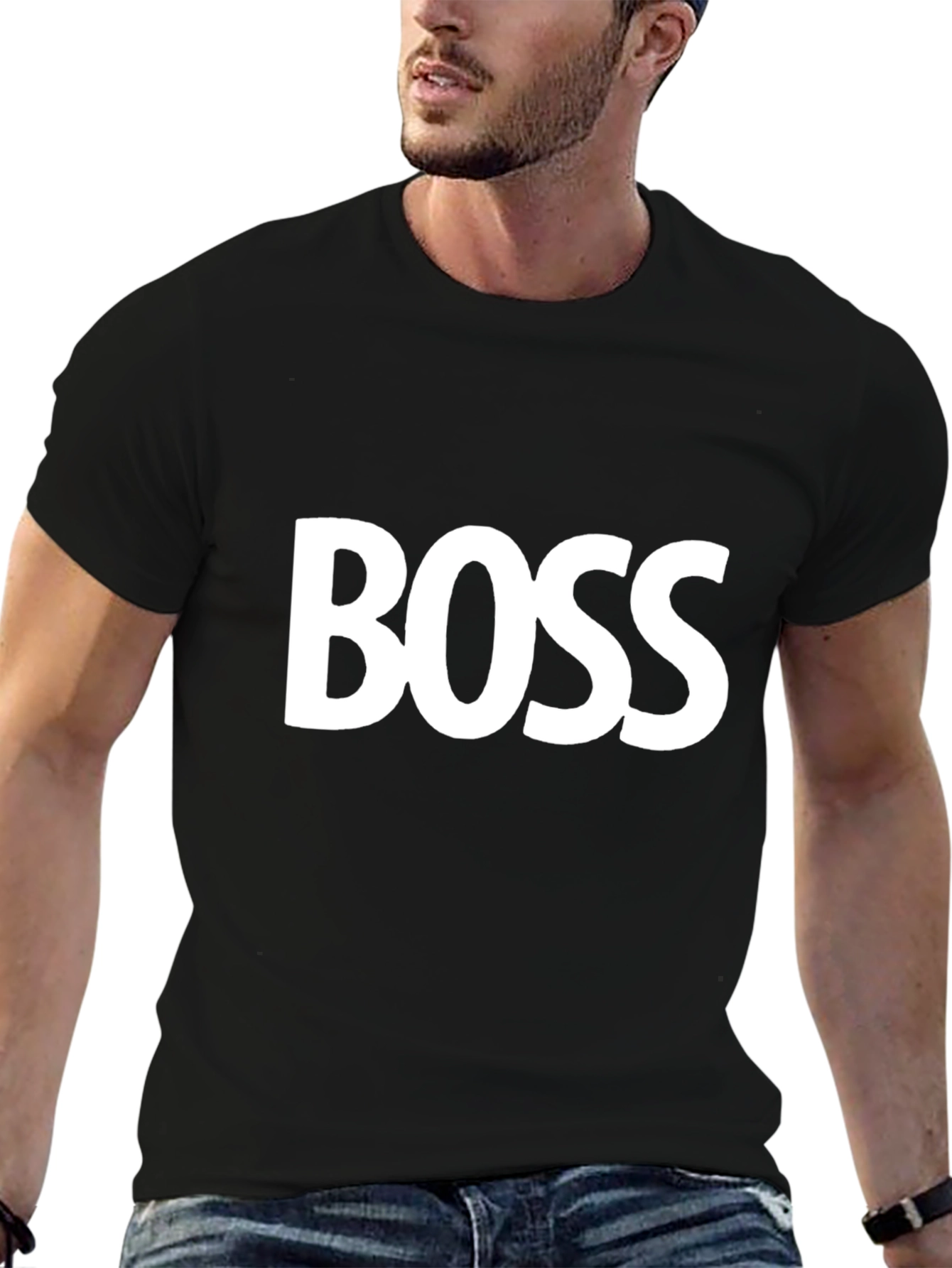 BOSS Graphic Tee - Bold Statement Shirt