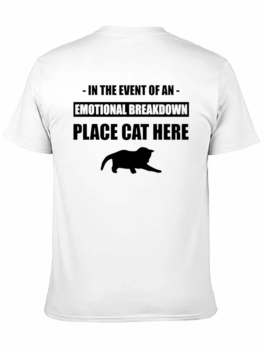 Emotional Support Cat Graphic Tee