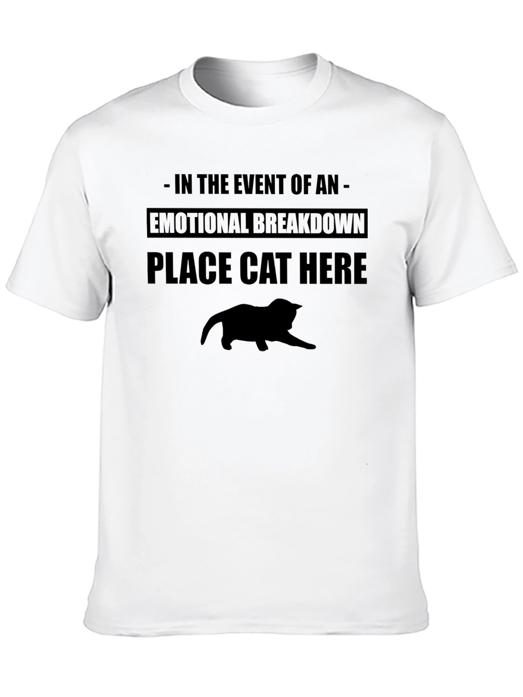 Emotional Support Cat Graphic Tee