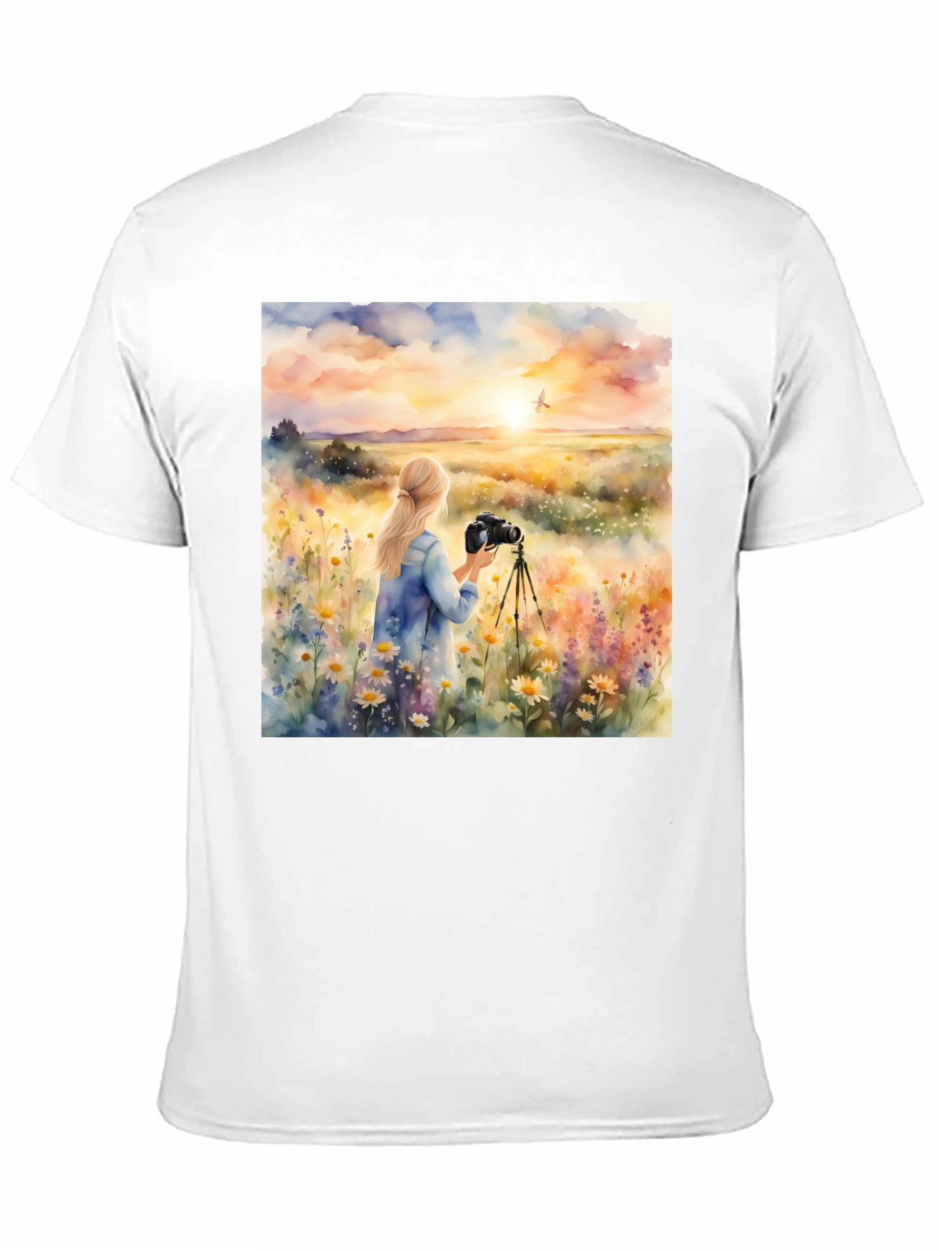Photographer Sunset Graphic Tee - Nature Lover Shirt
