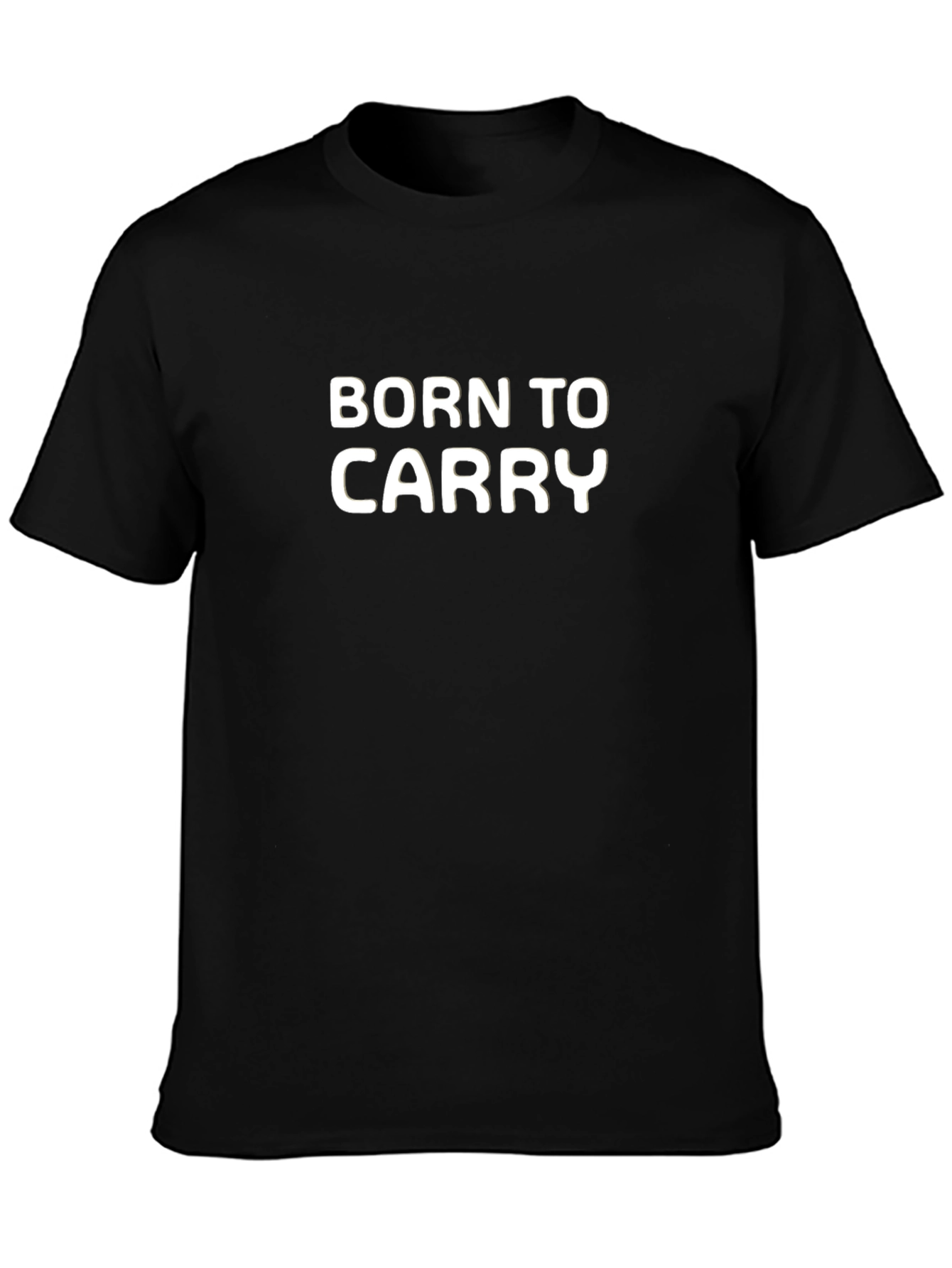 Born to Carry Black Graphic Tee