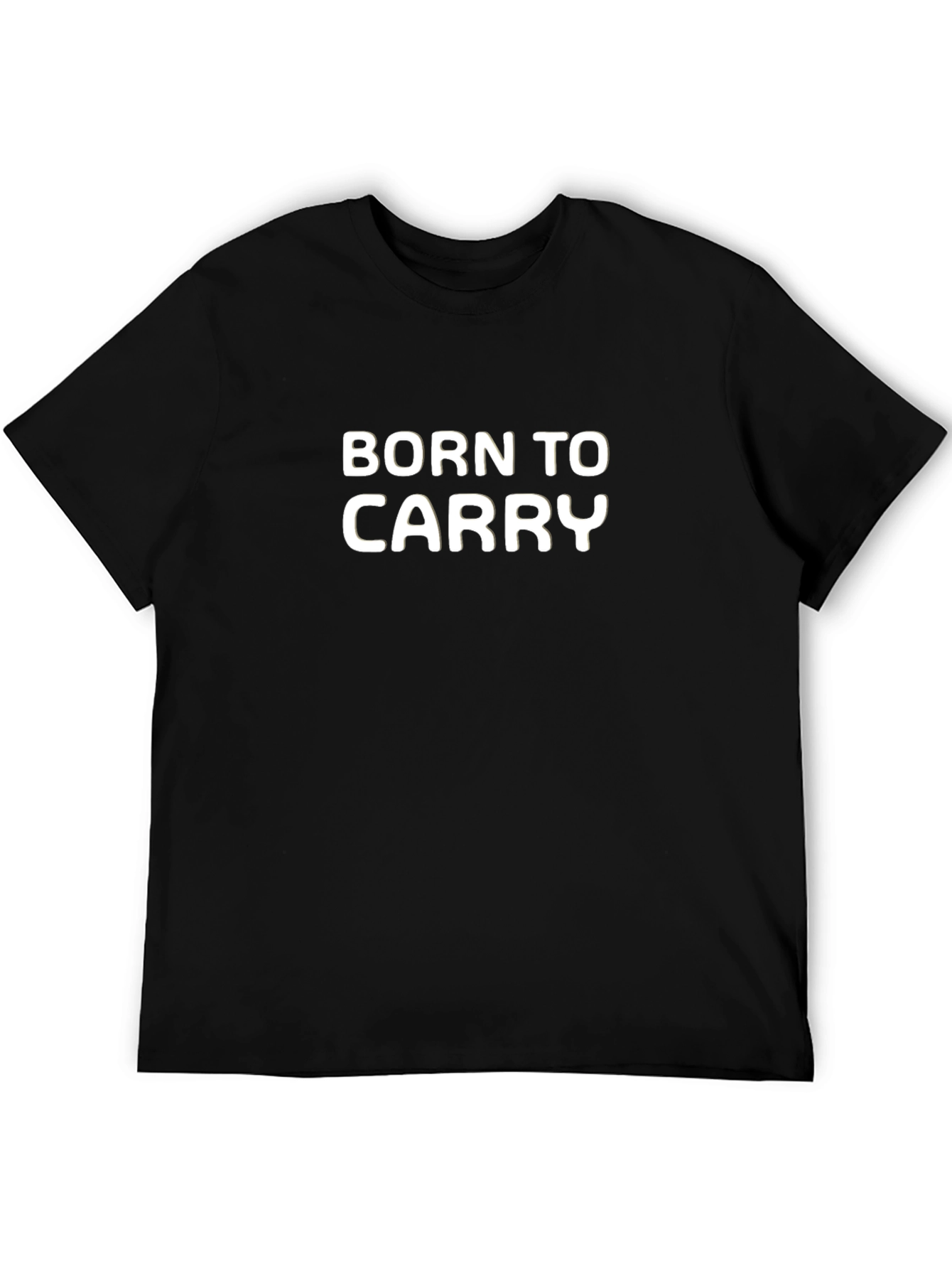 Born to Carry Black Graphic Tee