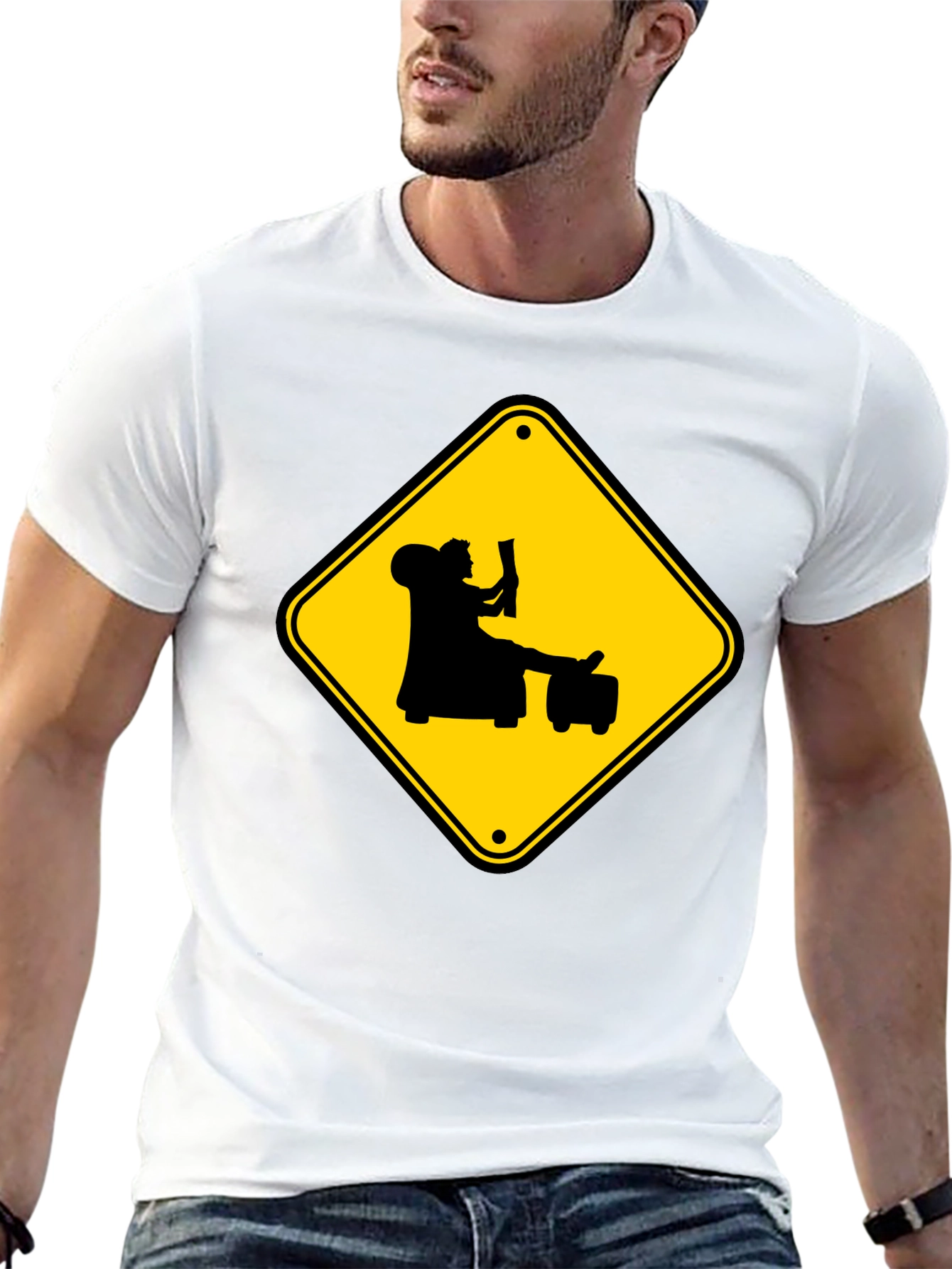 Warning: Reader Ahead Graphic Tee - Black