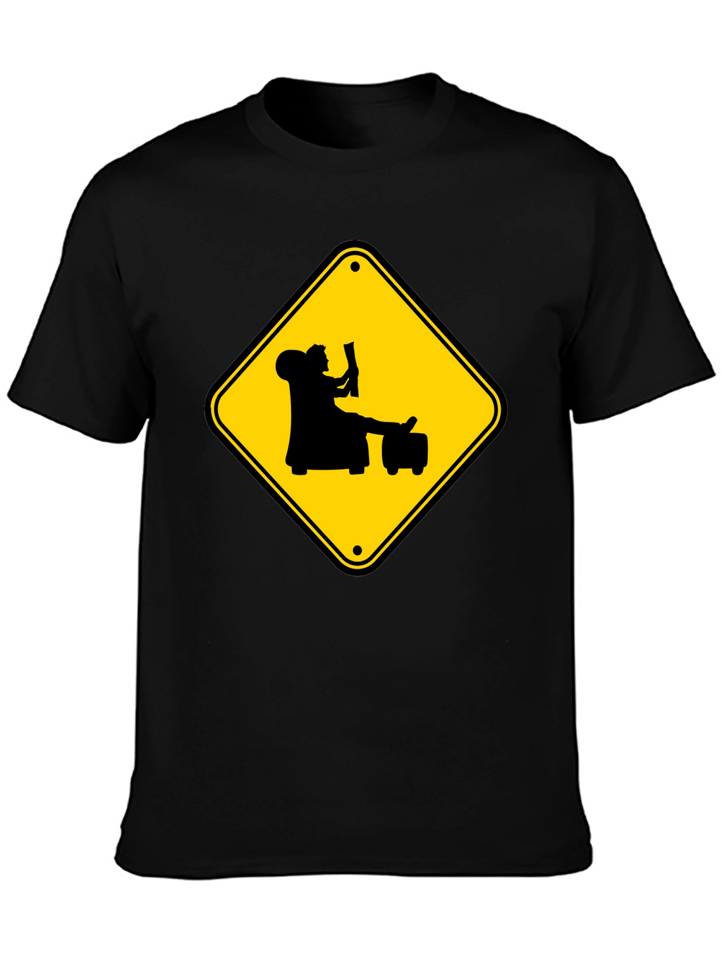 Warning: Reader Ahead Graphic Tee - Black