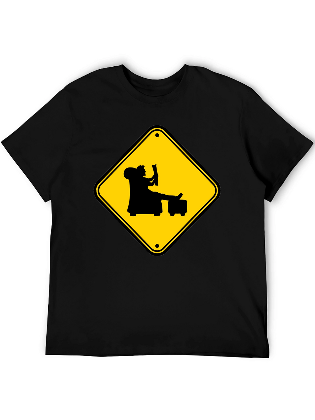 Warning: Reader Ahead Graphic Tee - Black