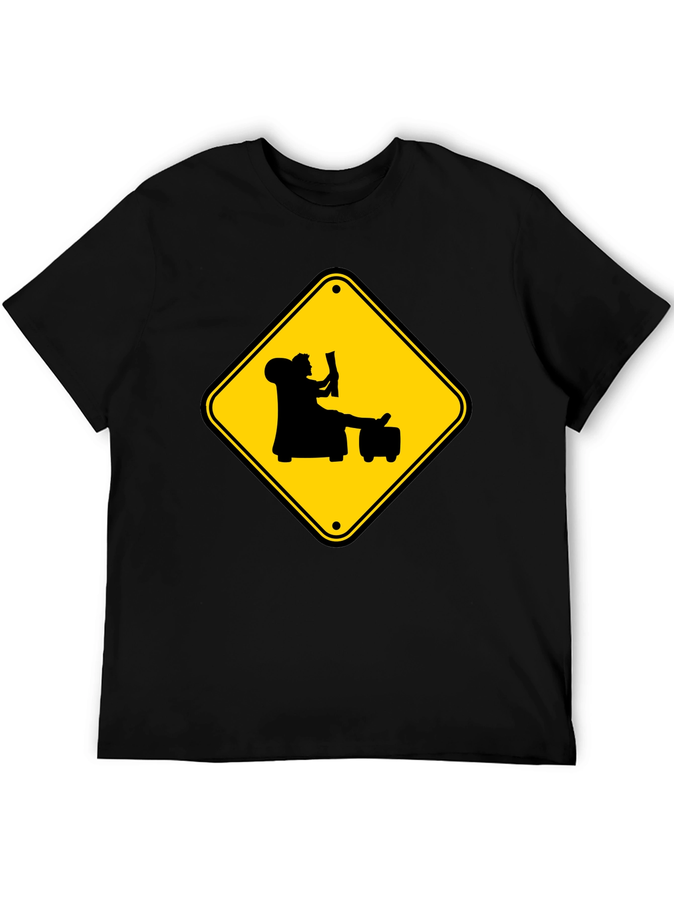 Warning: Reader Ahead Graphic Tee - Black