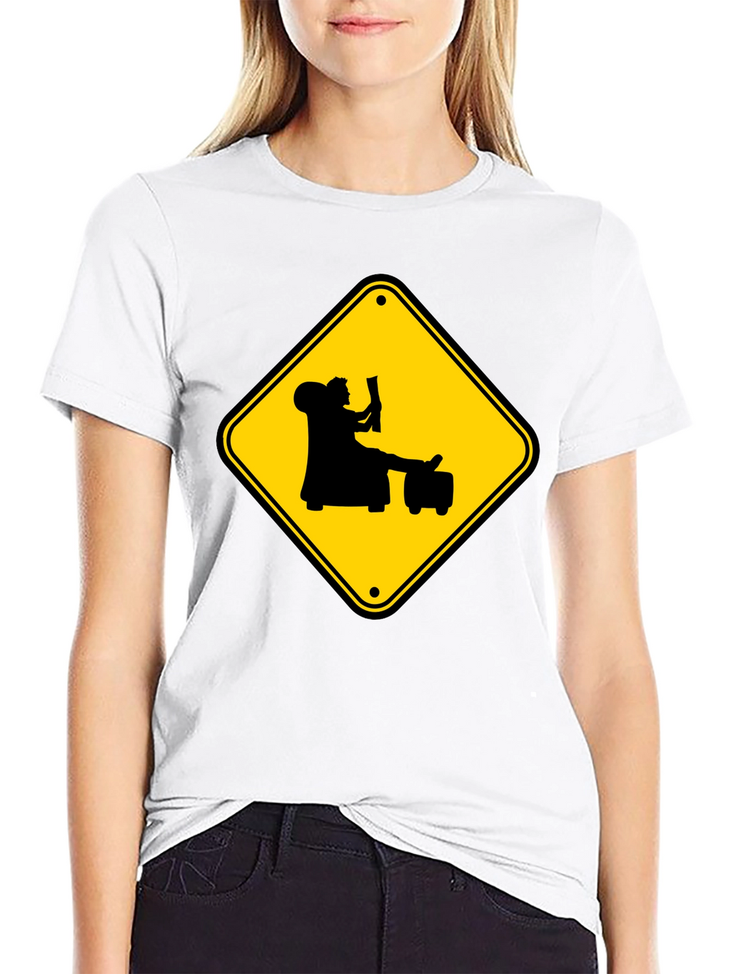 Warning: Reader Ahead Graphic Tee - Black