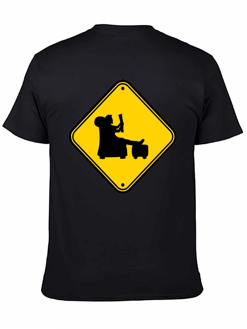 Warning: Reader Ahead Graphic Tee - Black