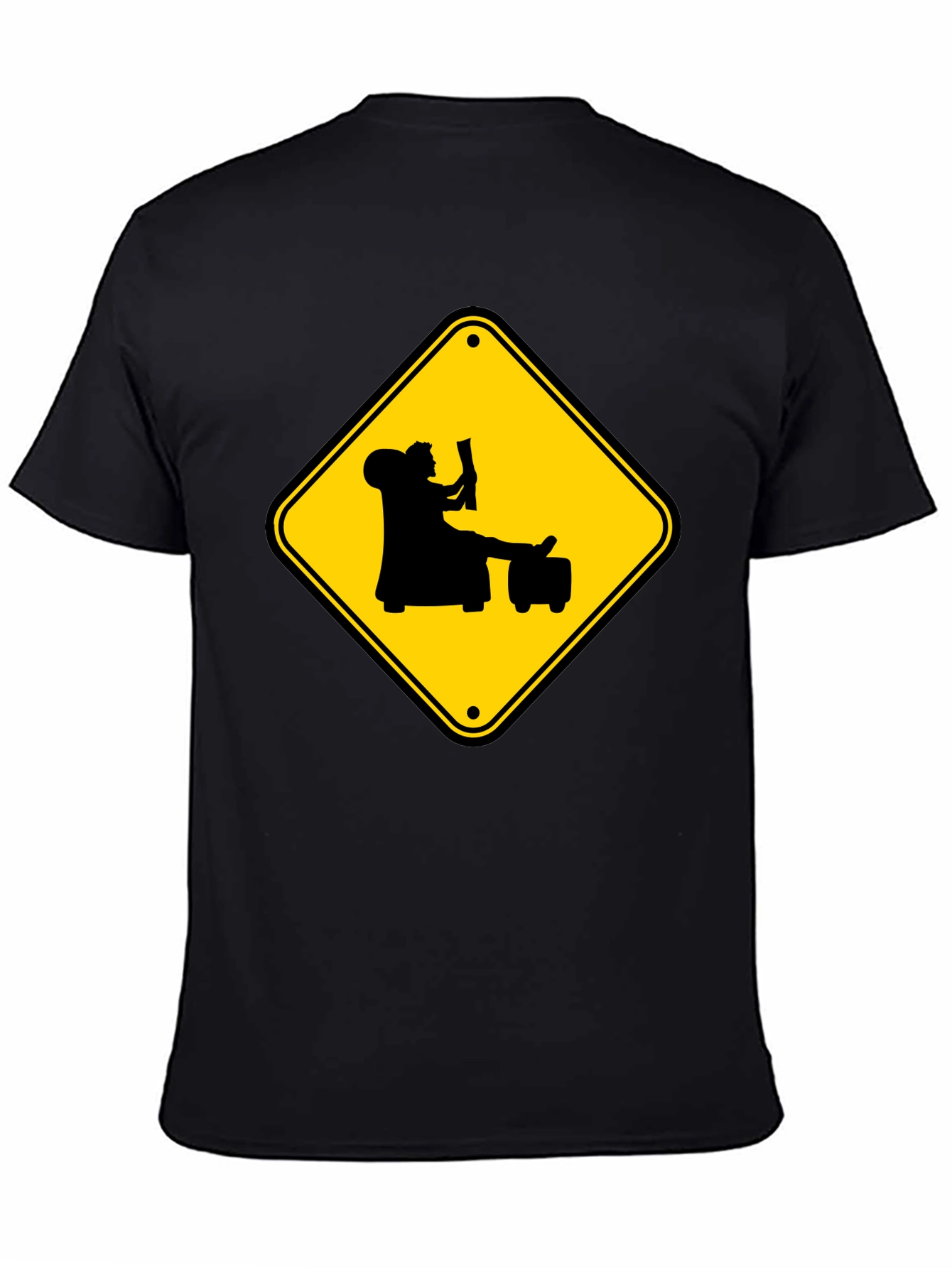 Warning: Reader Ahead Graphic Tee - Black