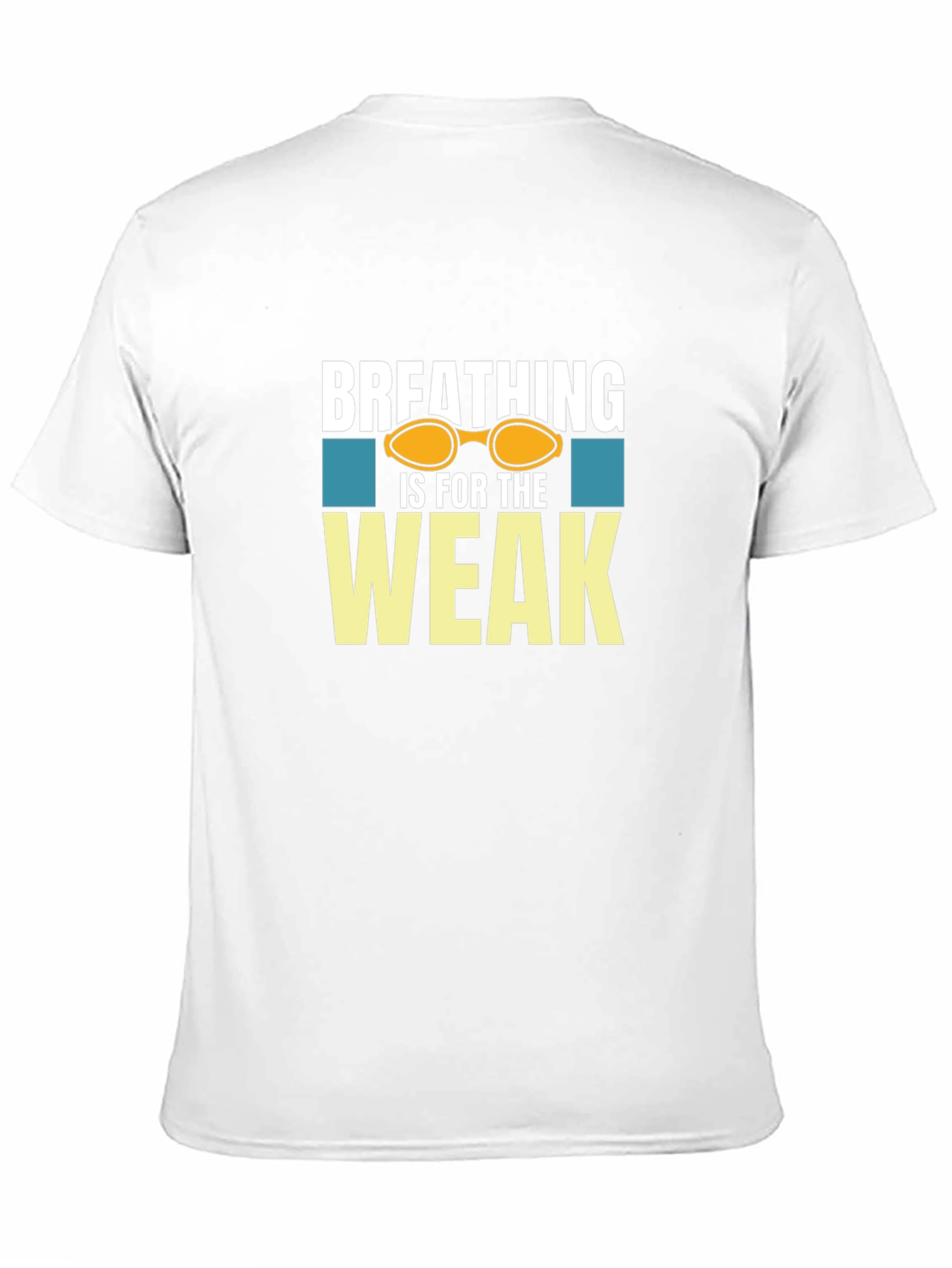 Breathing is for the Weak T-Shirt Swimmer Gift