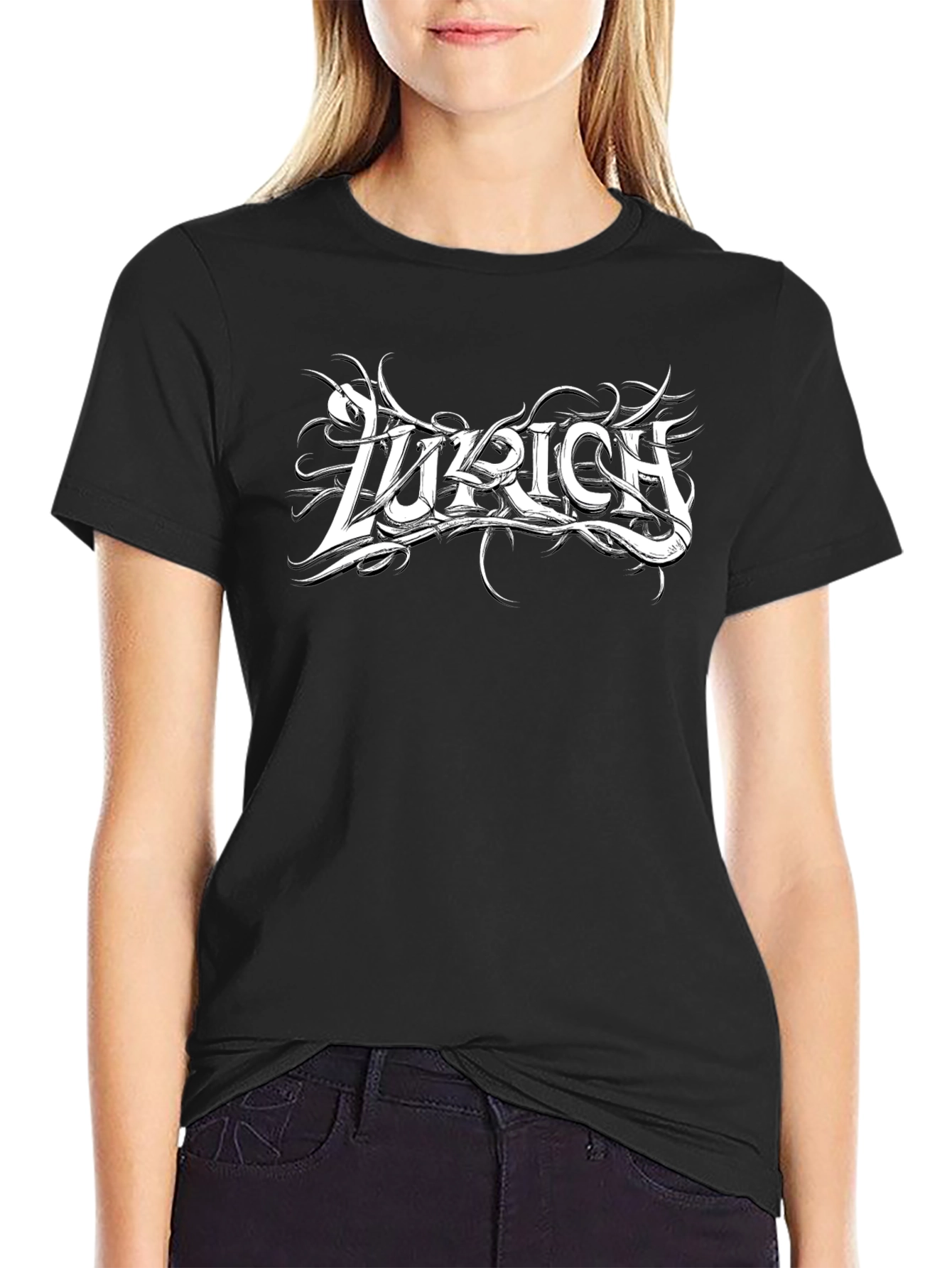 Zurich Graphic Print Crew Neck T-Shirt