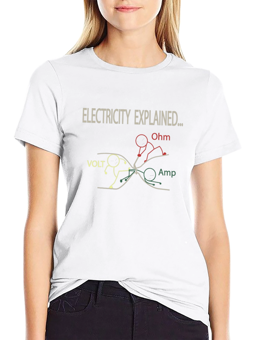 Electricity Explained Funny T-Shirt