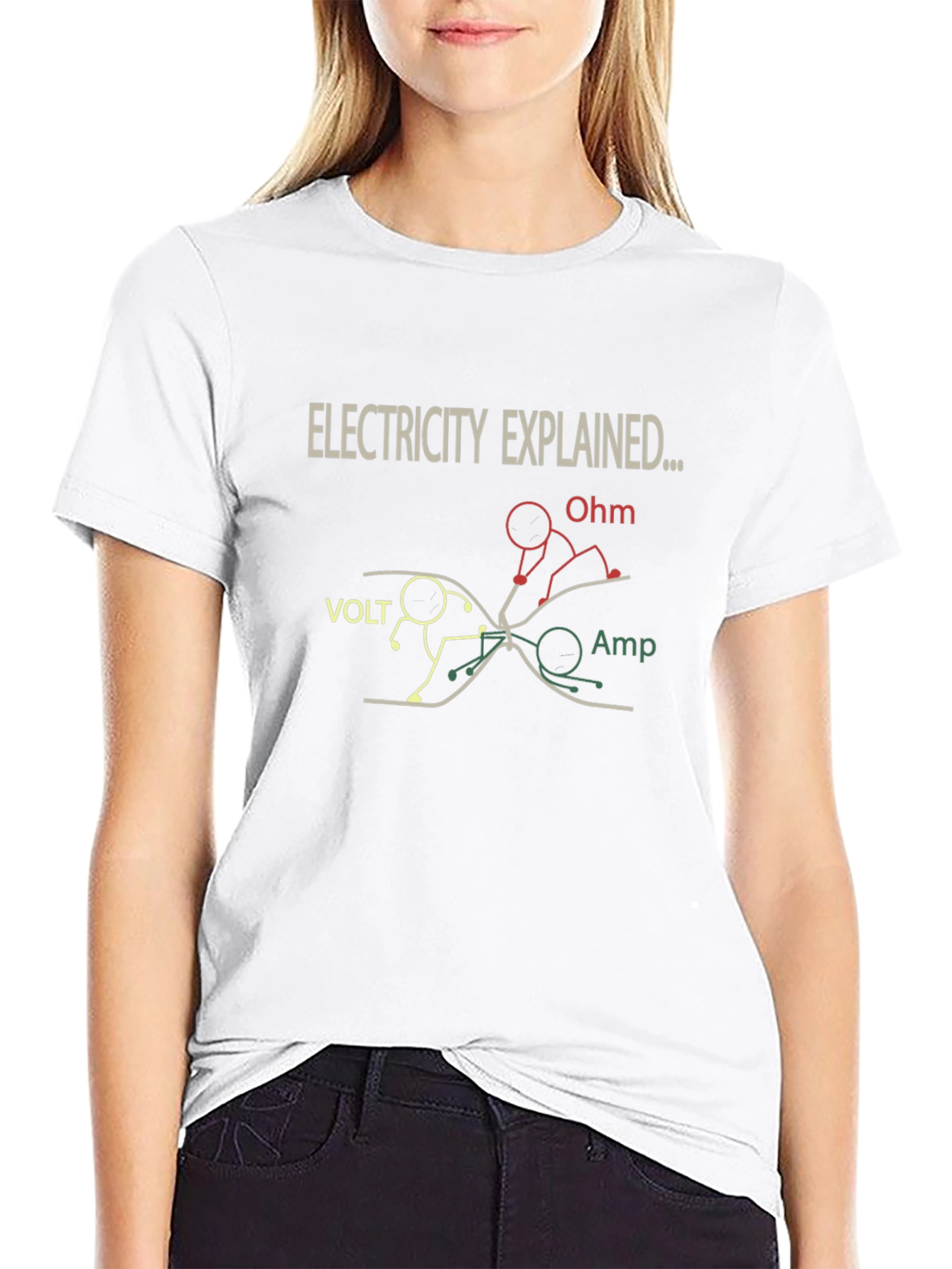 Electricity Explained Funny T-Shirt