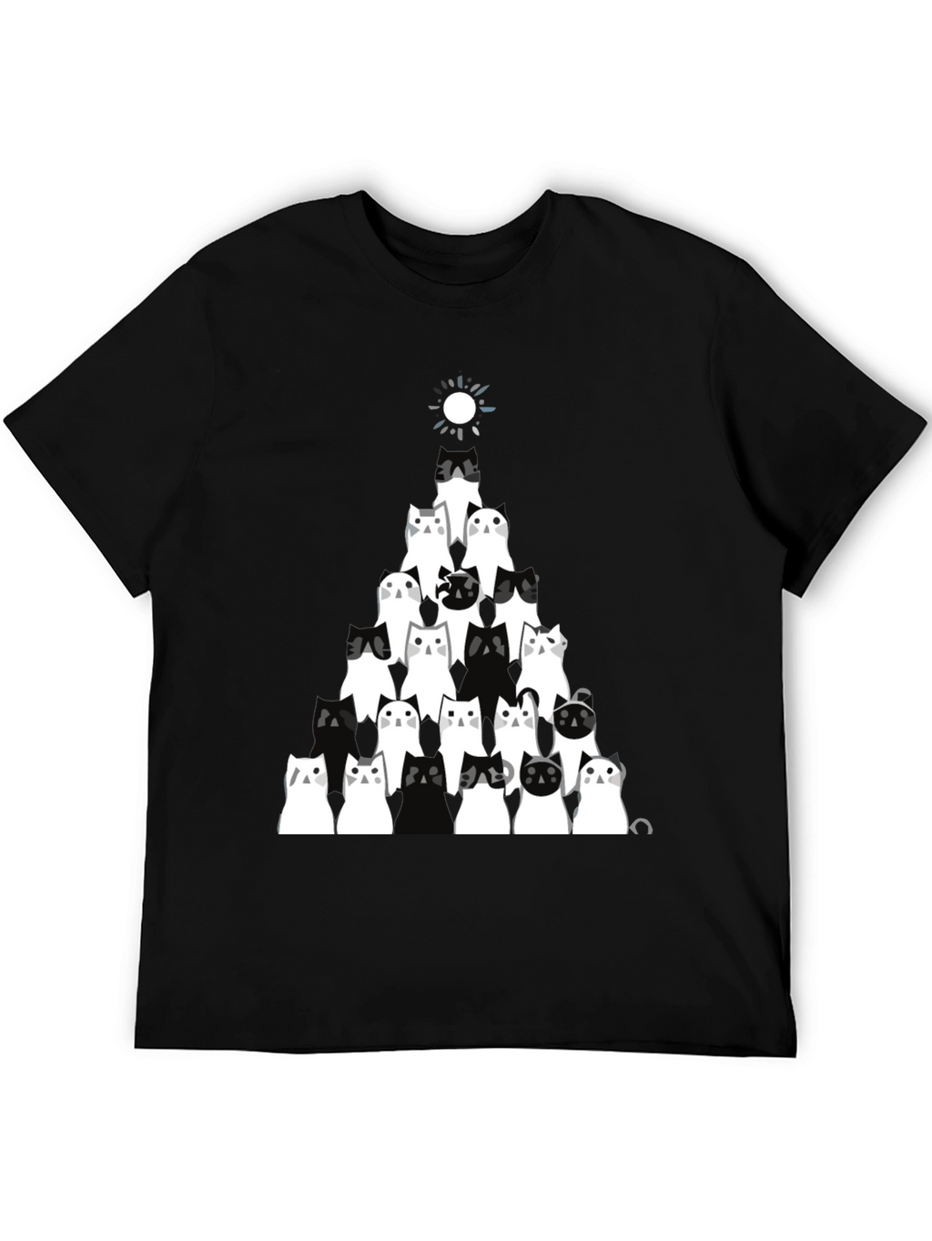 Cat Pyramid Graphic Tee